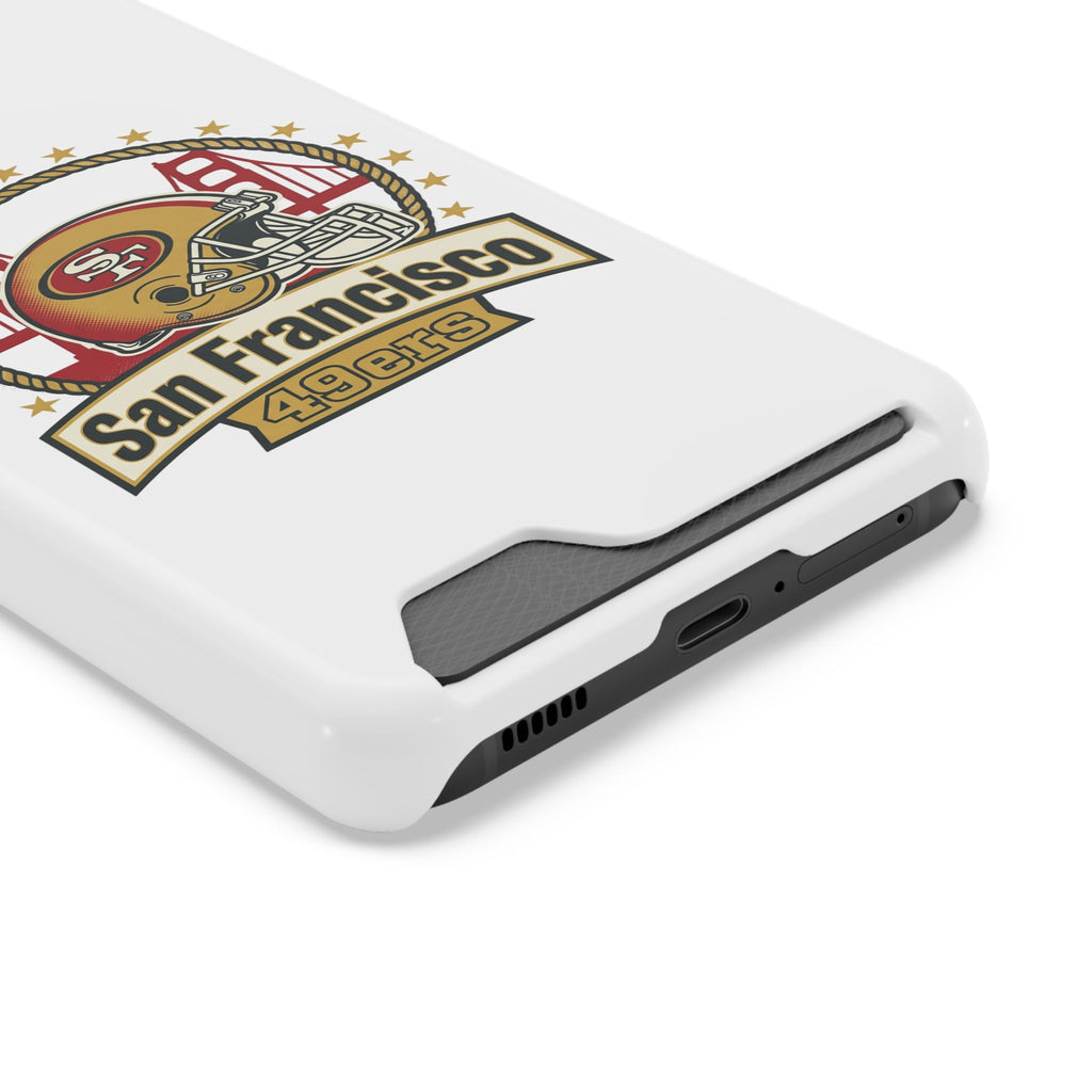 San Francisco 49ers Helmet Phone Case with Card Holder | Team Logo