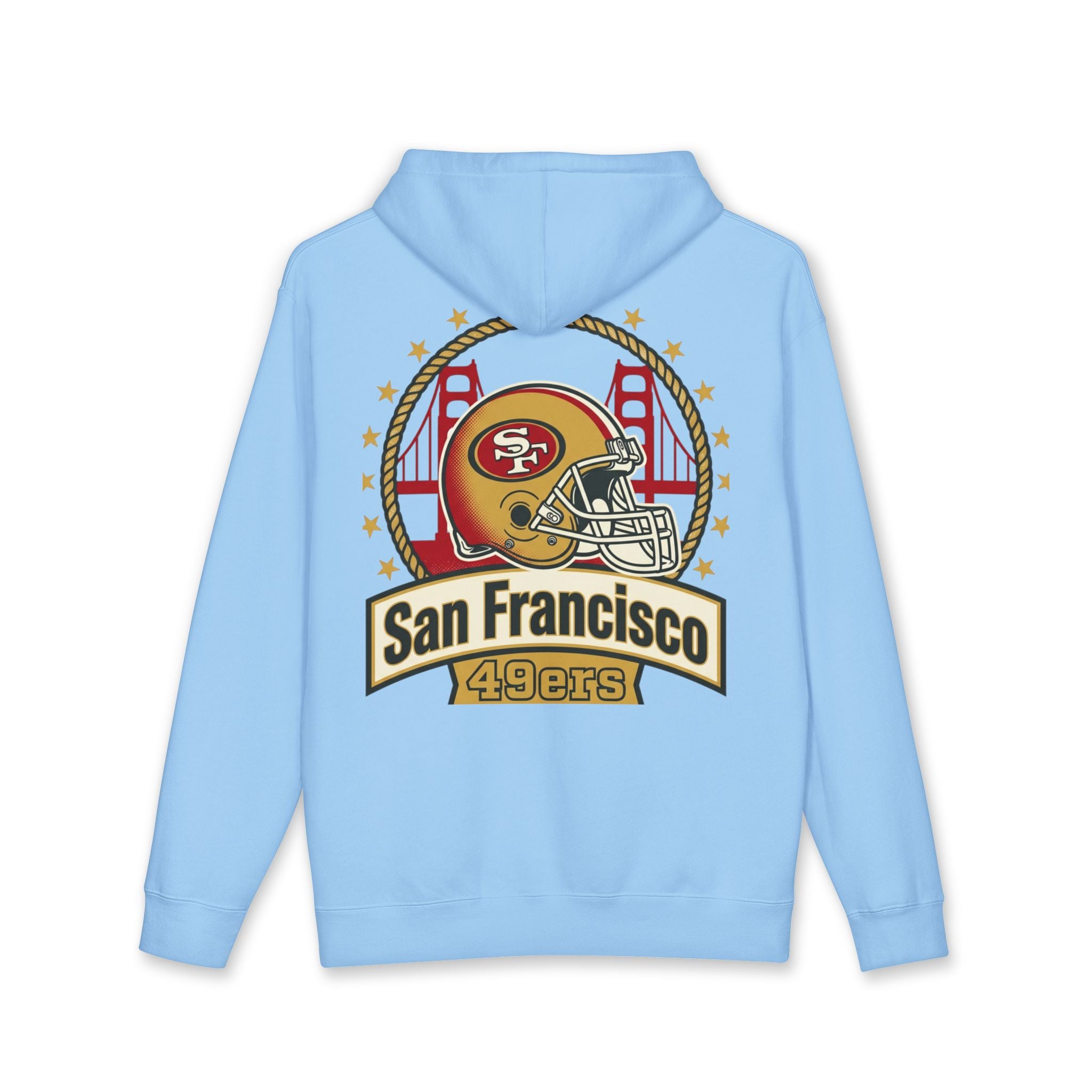 San Francisco Football Helmet Hoodie | City Skyline Logo
