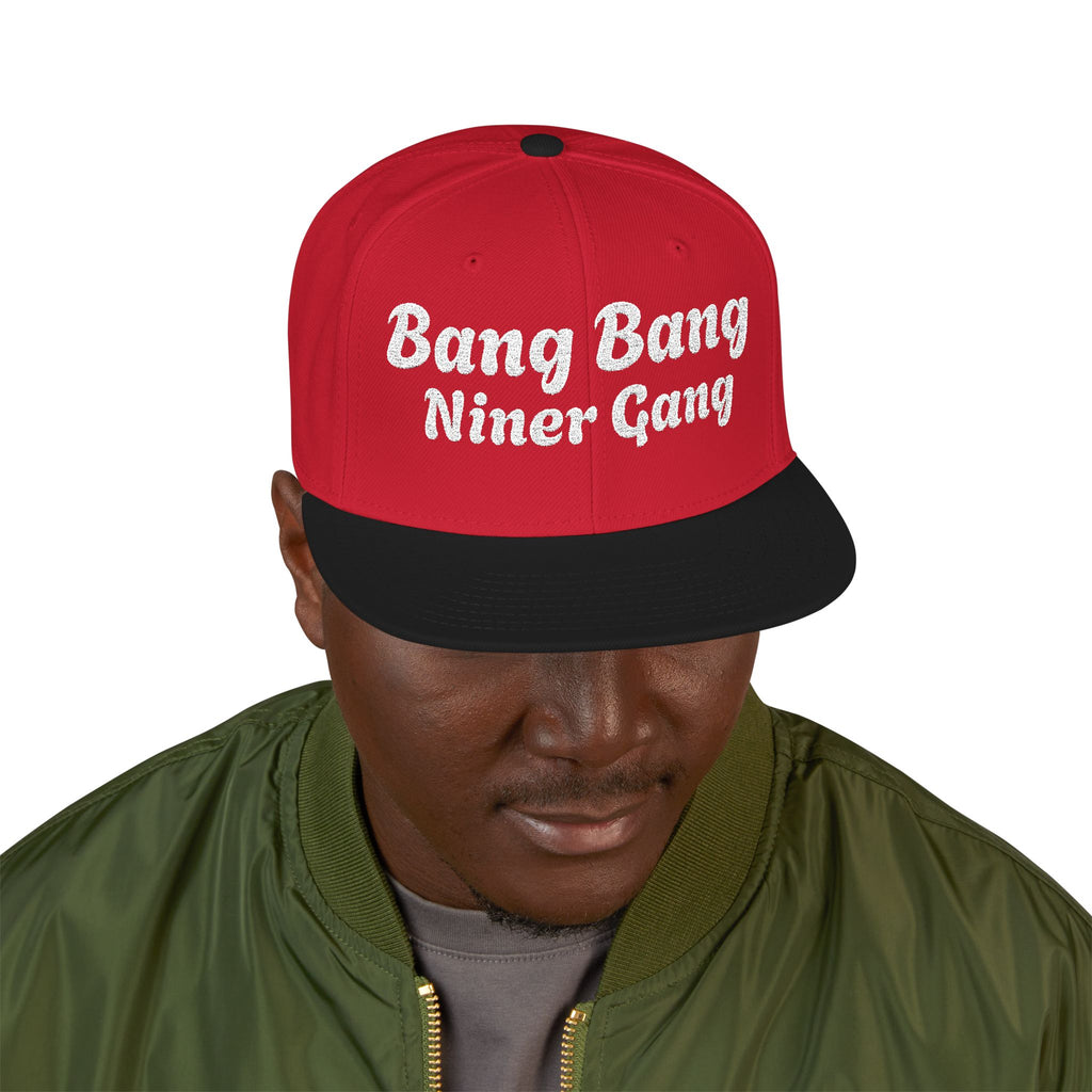 Bang Bang Niner Gang 49ers hatSnapback Hat | Embroidered Text