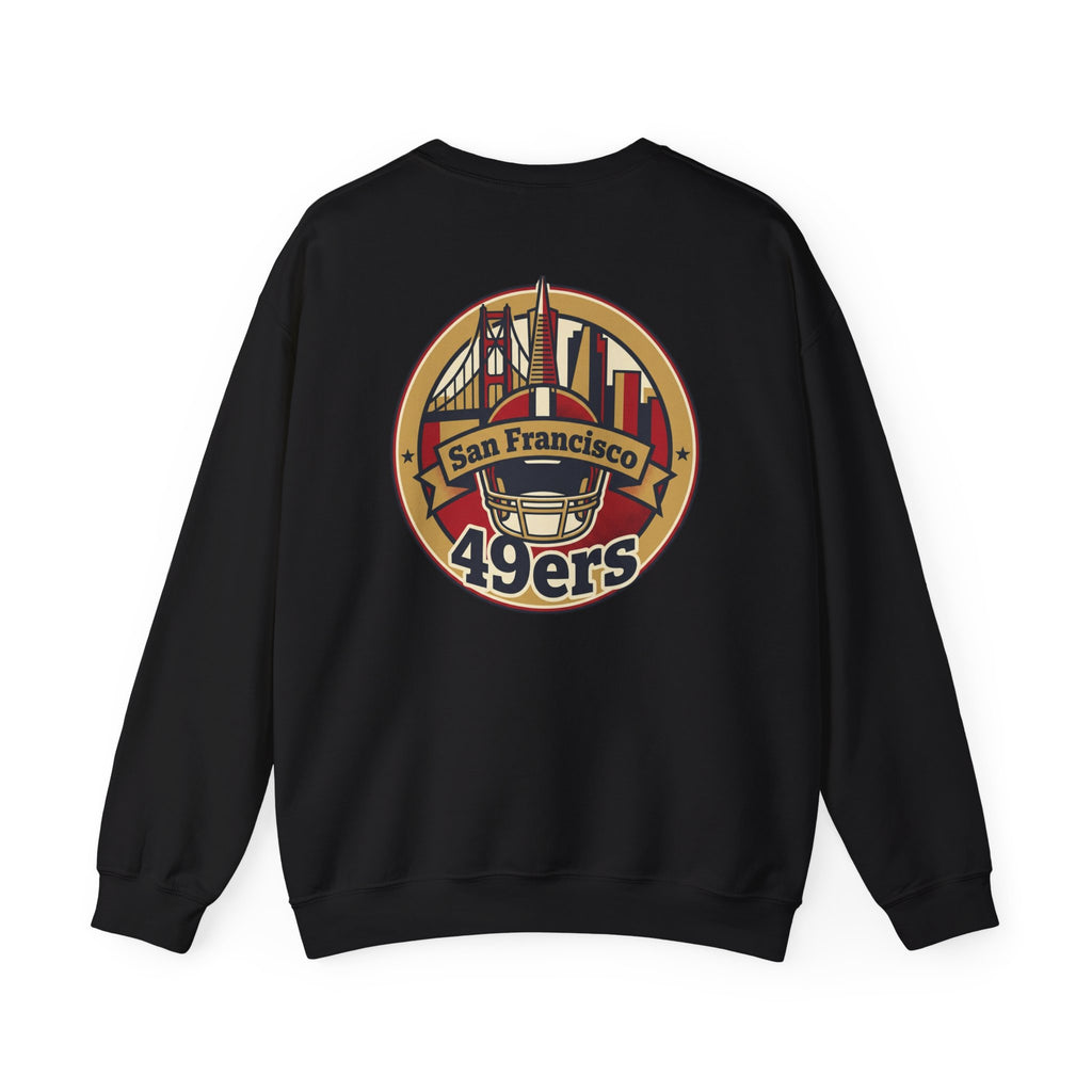 San Francisco 49ers Crest Sweatshirt | City Skyline Football Logo