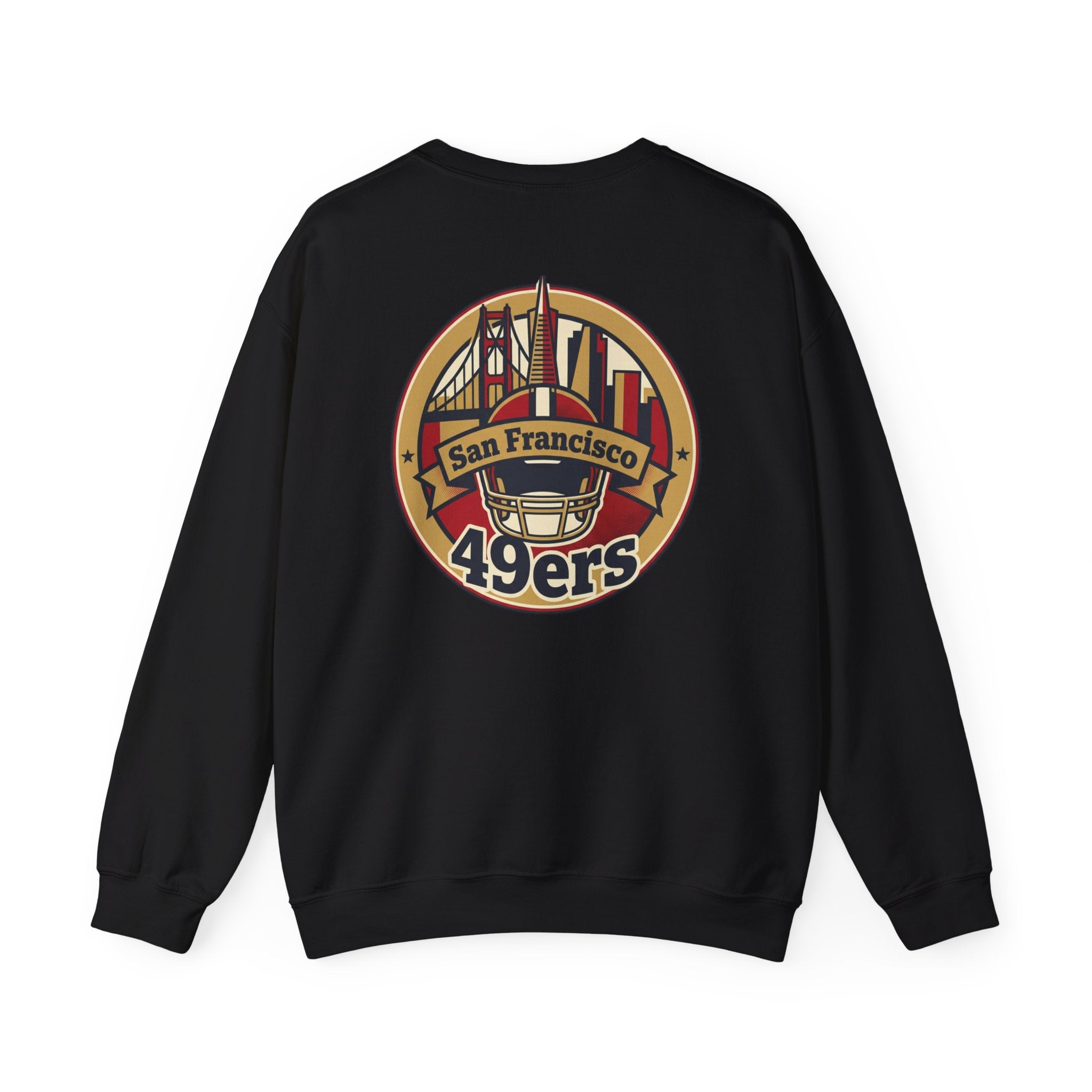 San Francisco 49ers Crest Sweatshirt | City Skyline Football Logo