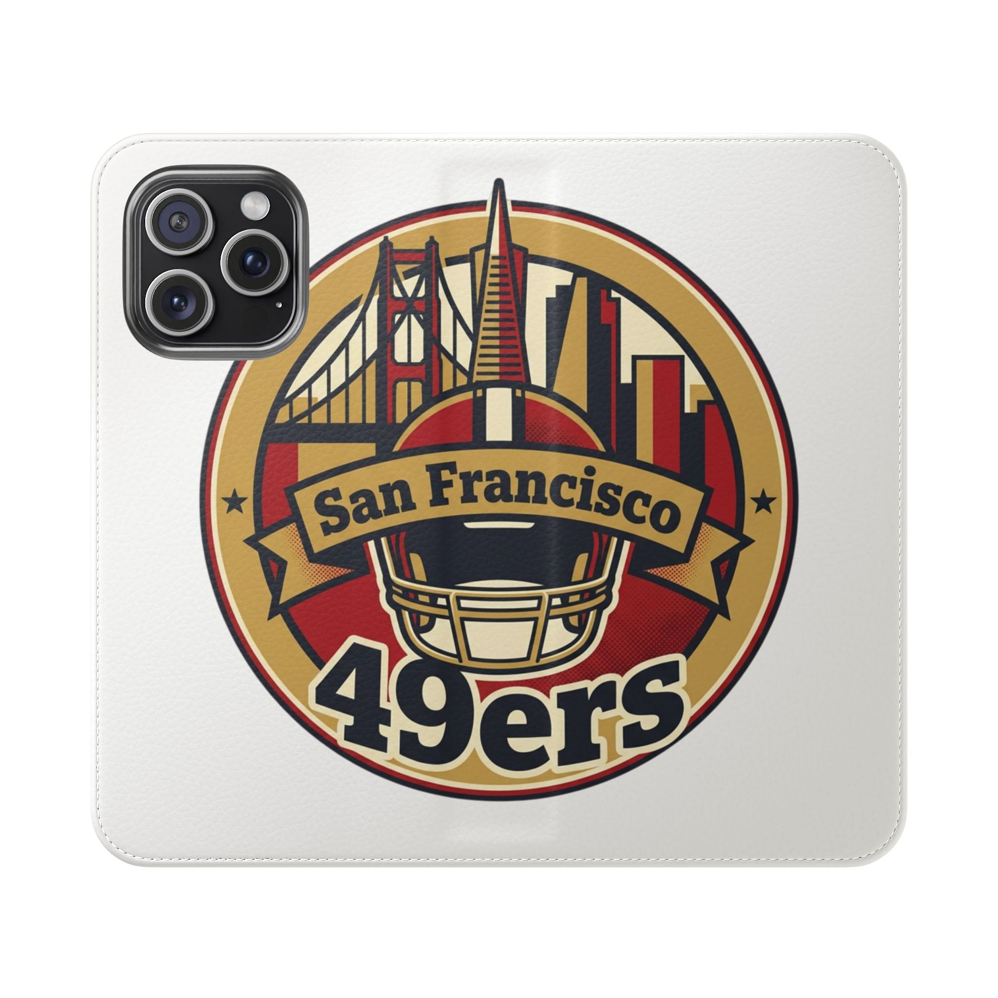 San Francisco 49ers Vintage Logo Flip Case | Phone Wallet