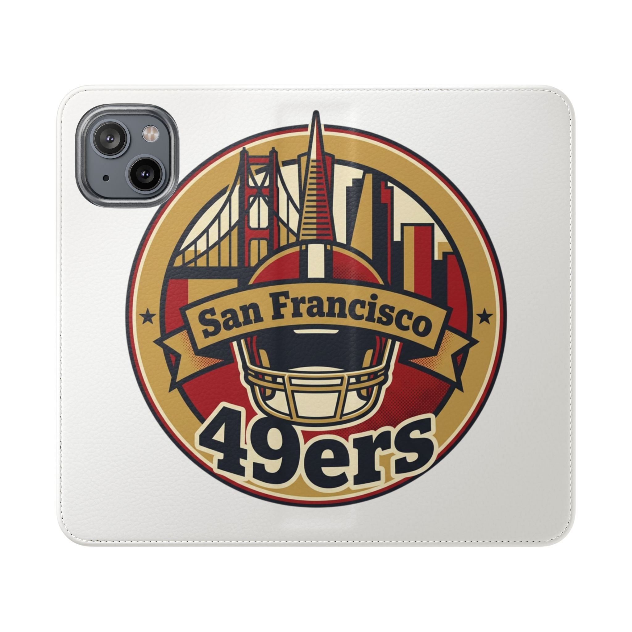 San Francisco 49ers Vintage Logo Flip Case | Phone Wallet