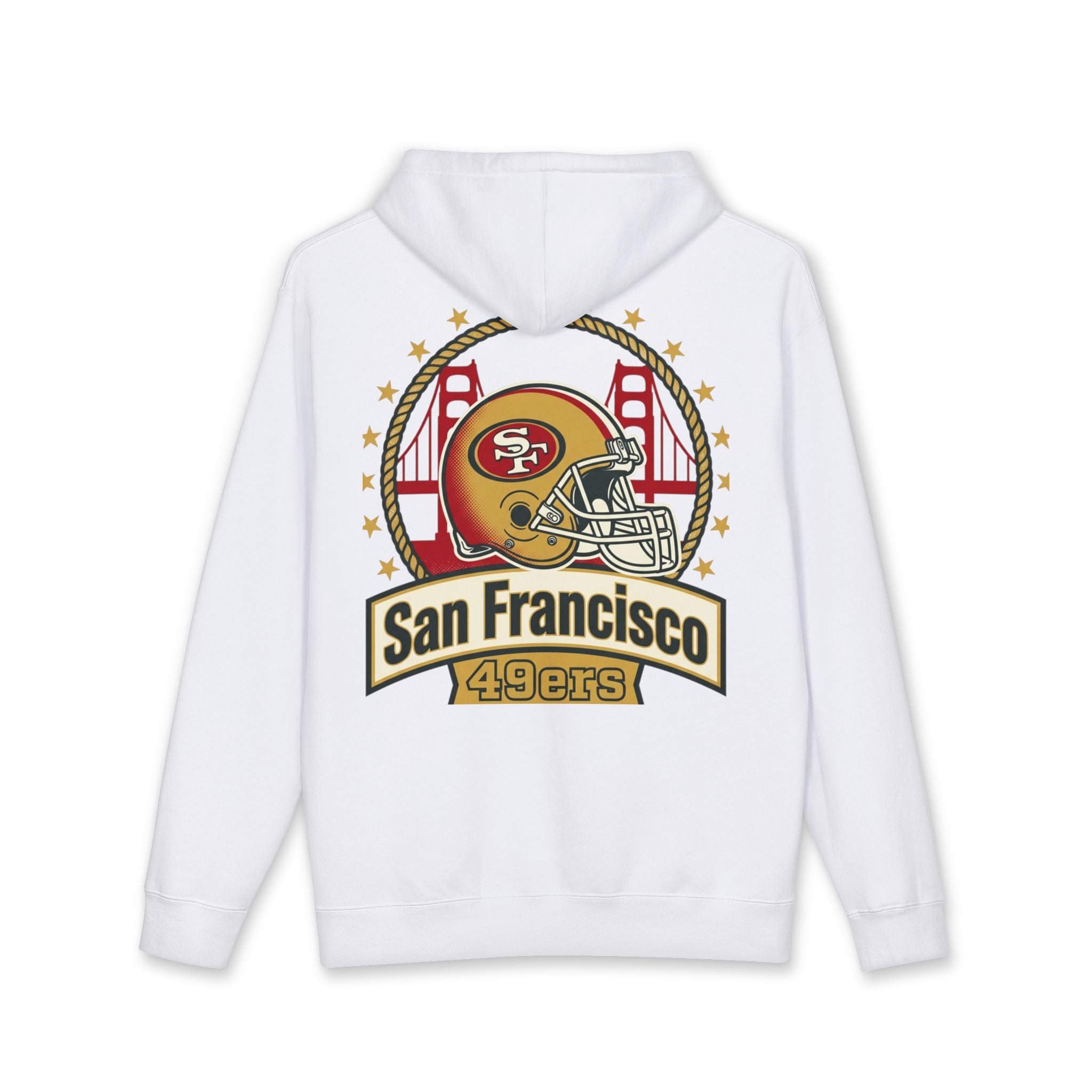 San Francisco Football Helmet Hoodie | City Skyline Logo