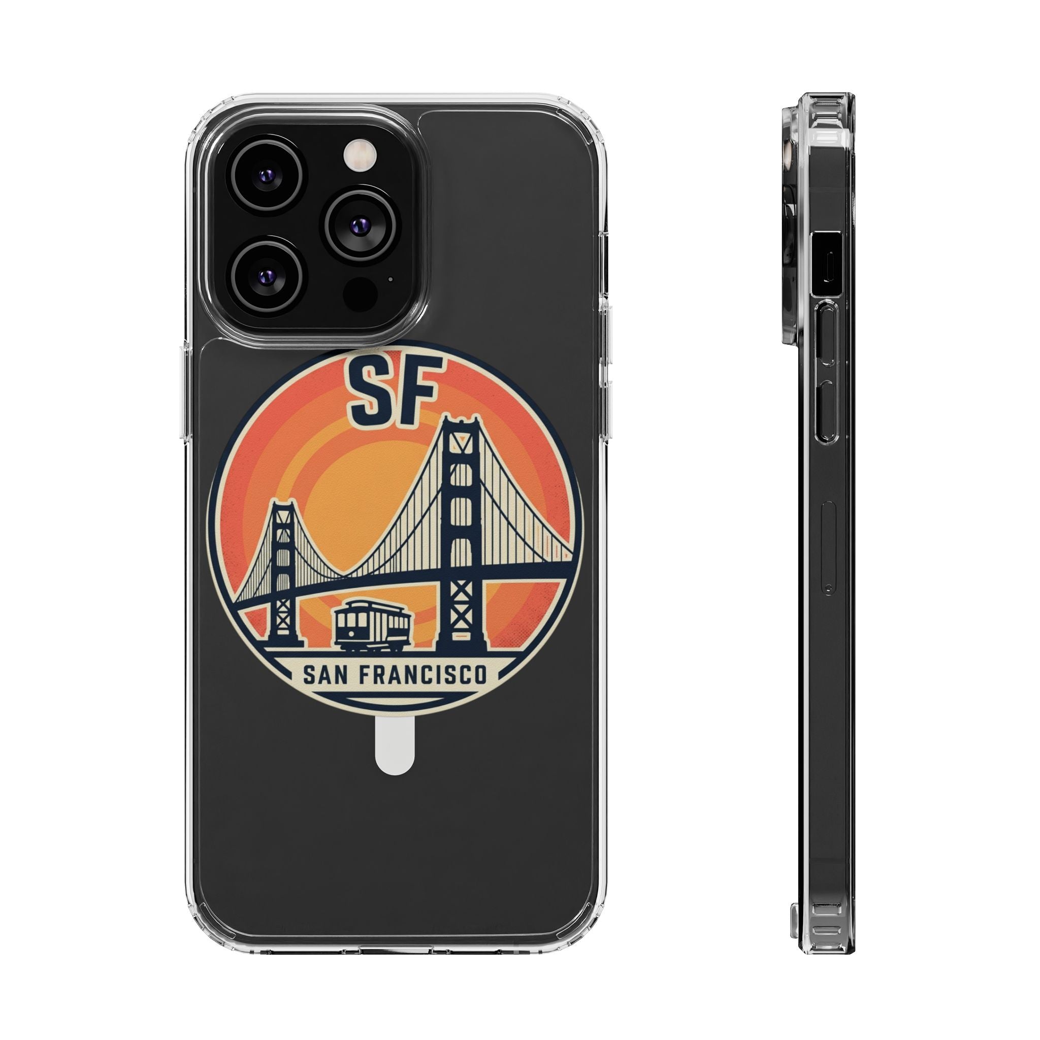 San Francisco Golden Gate Bridge phone case | Magnetic Clear Case