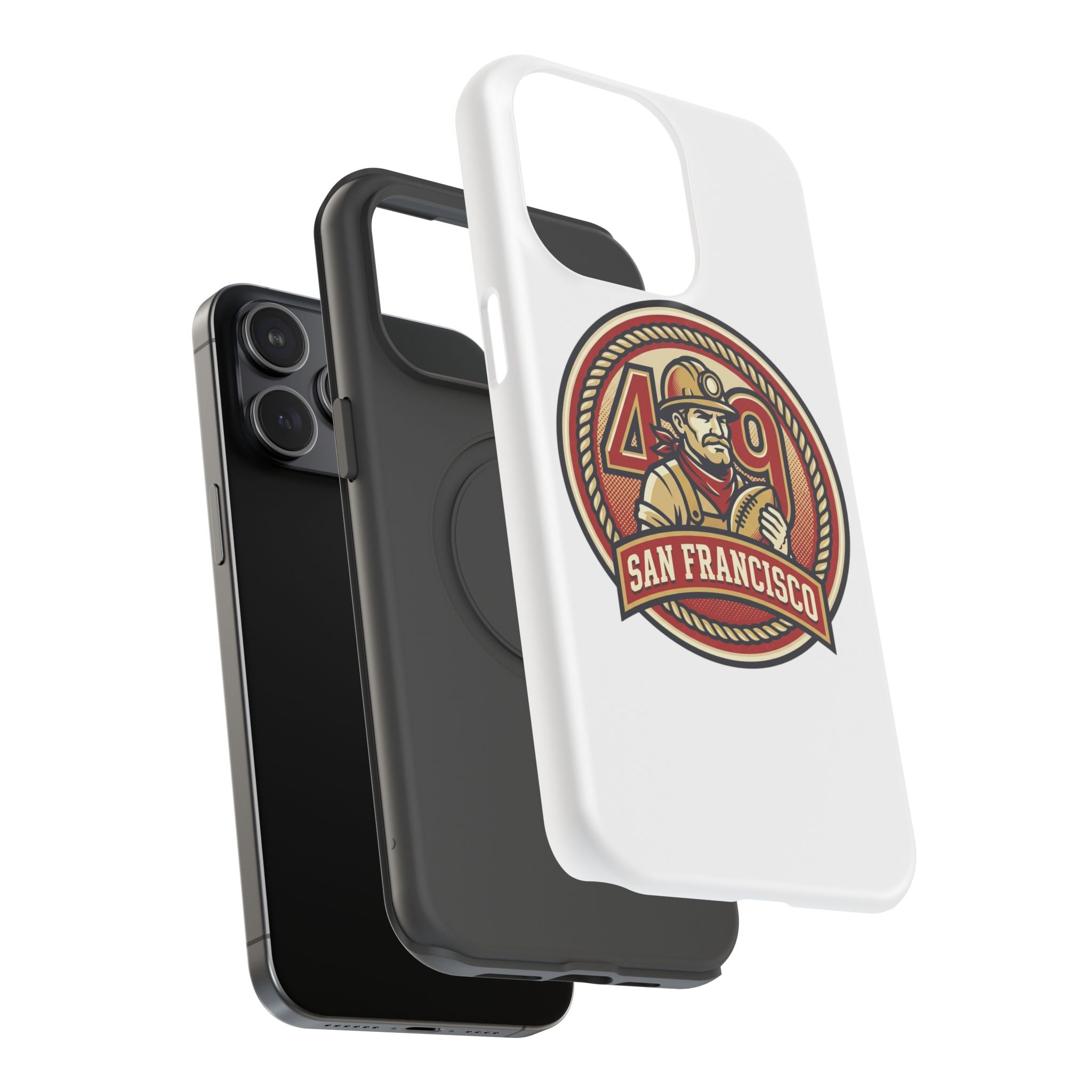 San Francisco 49er Firefighter Badge phone case | Impact-Resistant Case