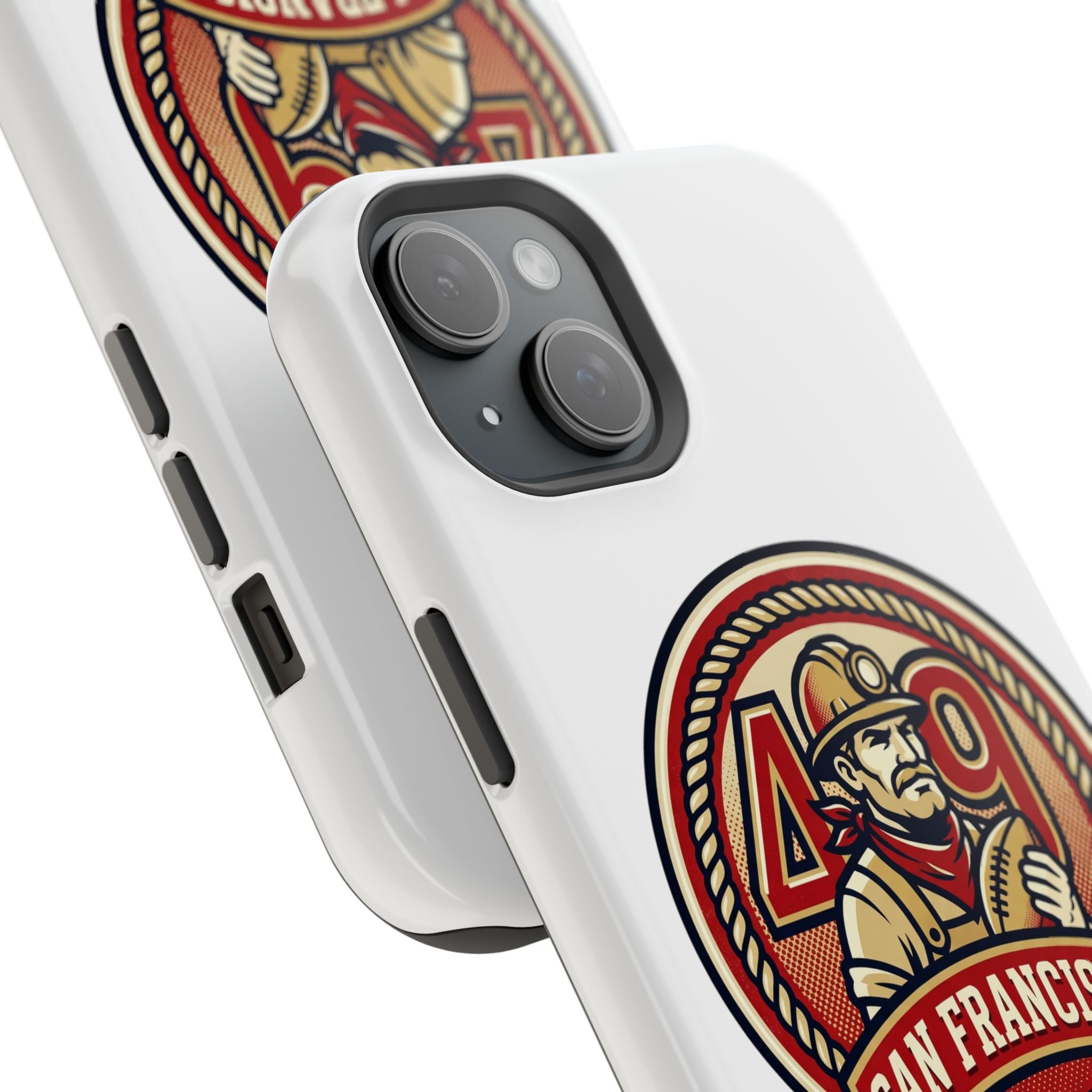 San Francisco 49er Firefighter Badge phone case | Impact-Resistant Case