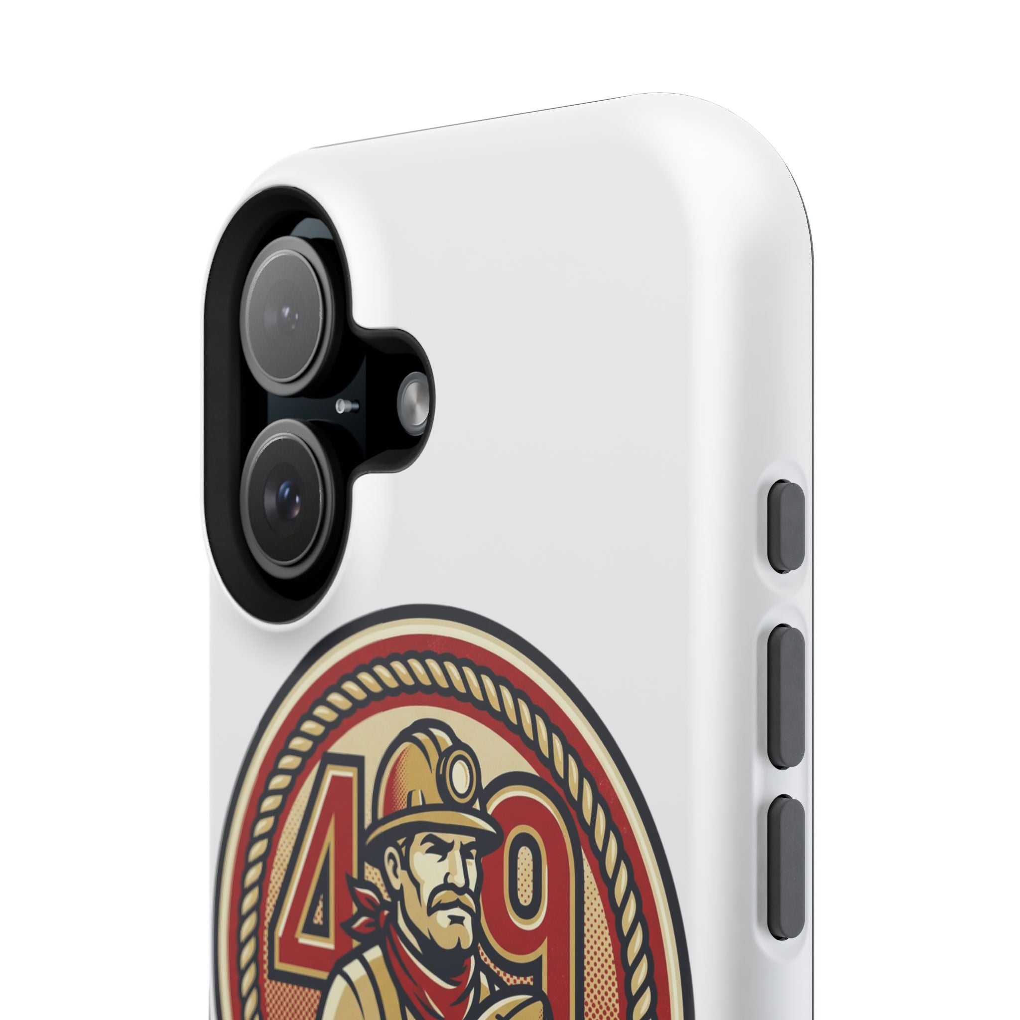San Francisco 49er Firefighter Badge phone case | Impact-Resistant Case