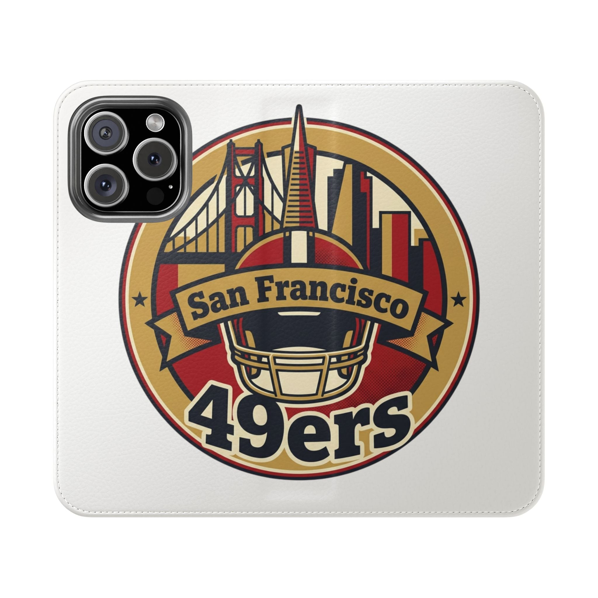 San Francisco 49ers Vintage Logo Flip Case | Phone Wallet