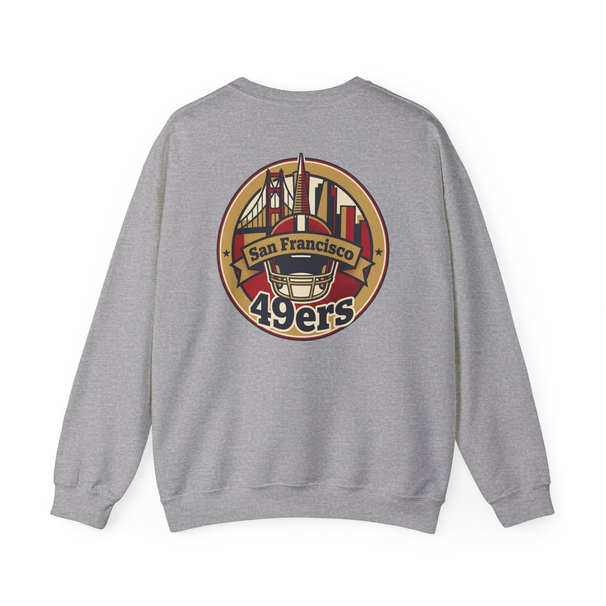 San Francisco 49ers Crest Sweatshirt | City Skyline Football Logo