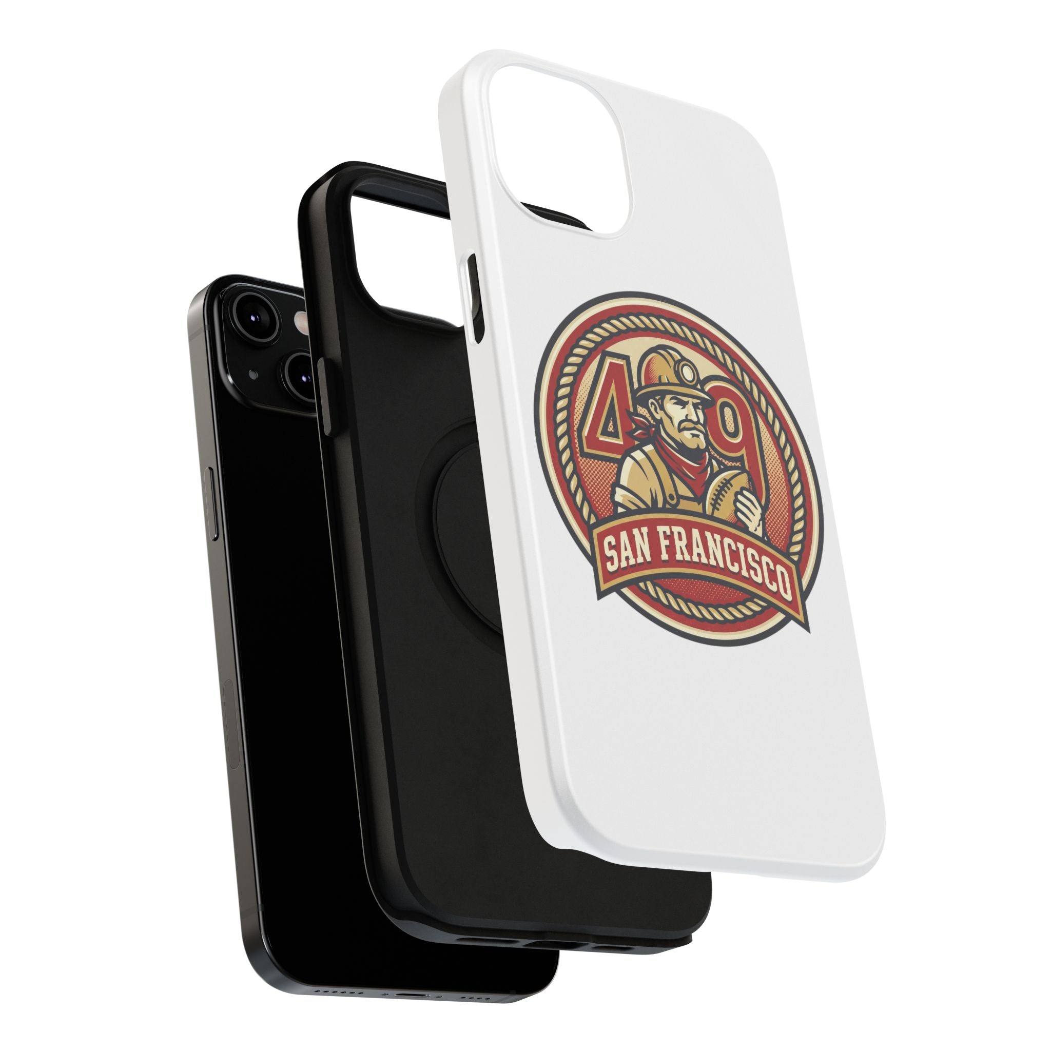 San Francisco 49er Firefighter Badge phone case | Impact-Resistant Case