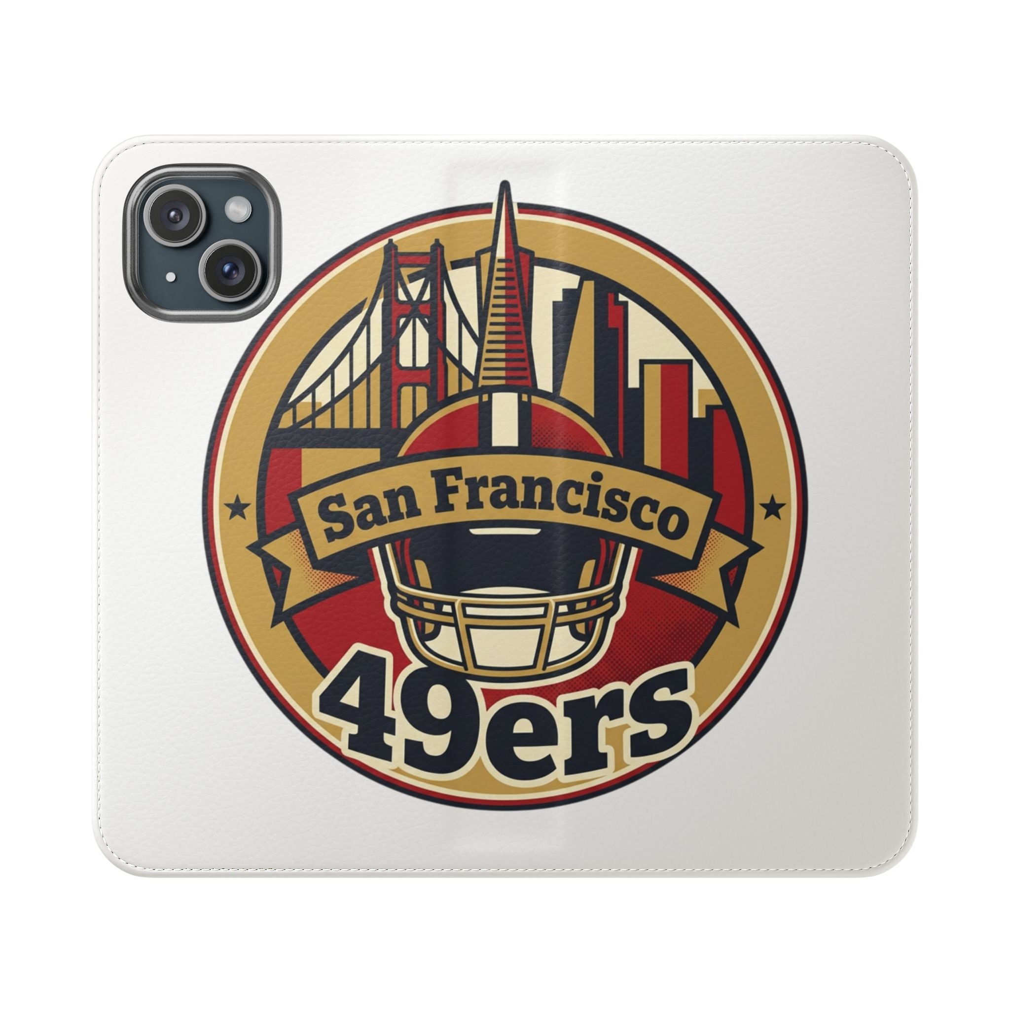 San Francisco 49ers Vintage Logo Flip Case | Phone Wallet