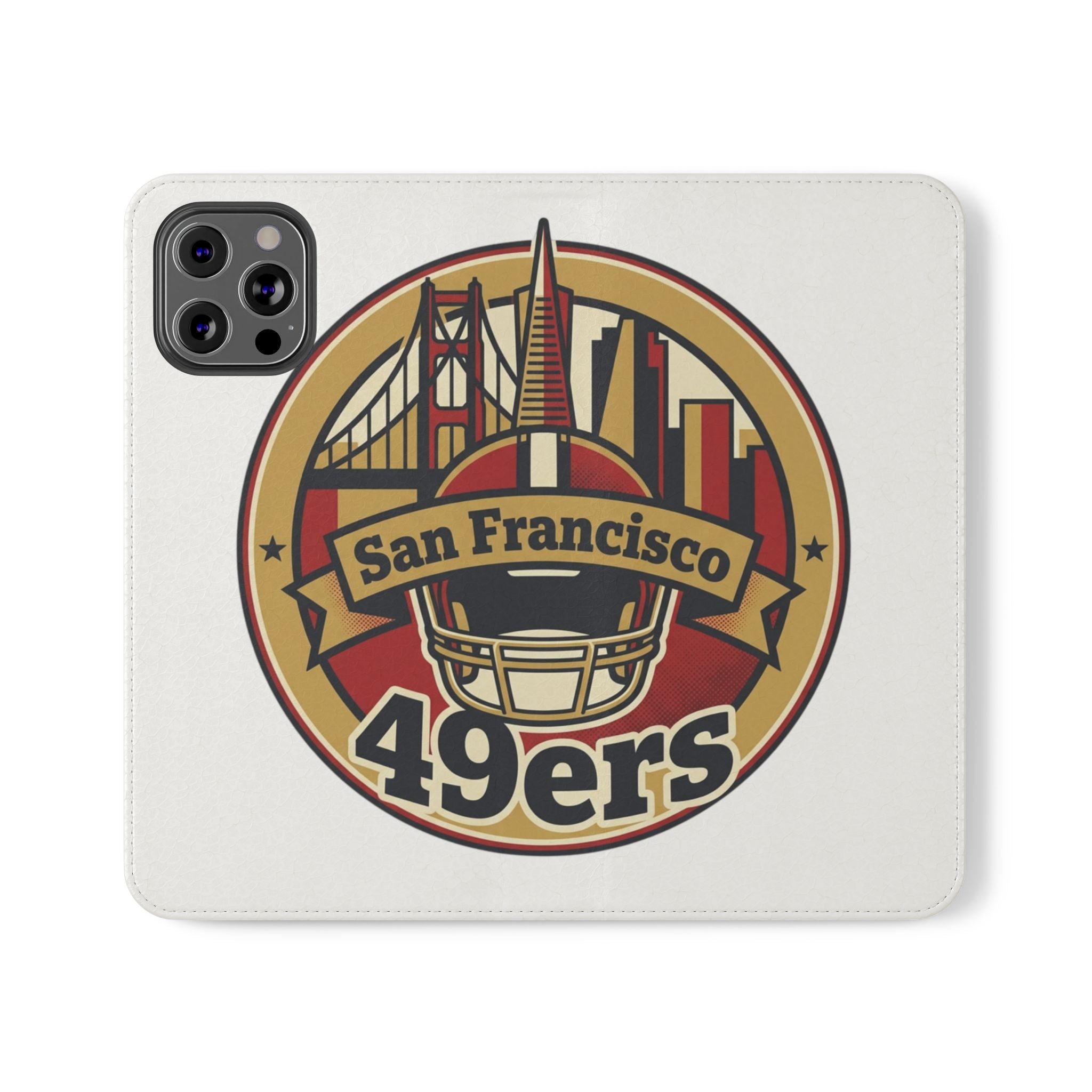 San Francisco 49ers Vintage Logo Flip Case | Phone Wallet