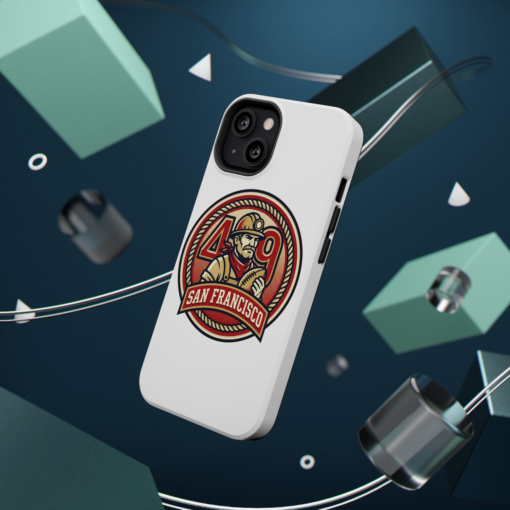 San Francisco 49er Firefighter Badge phone case | Impact-Resistant Case