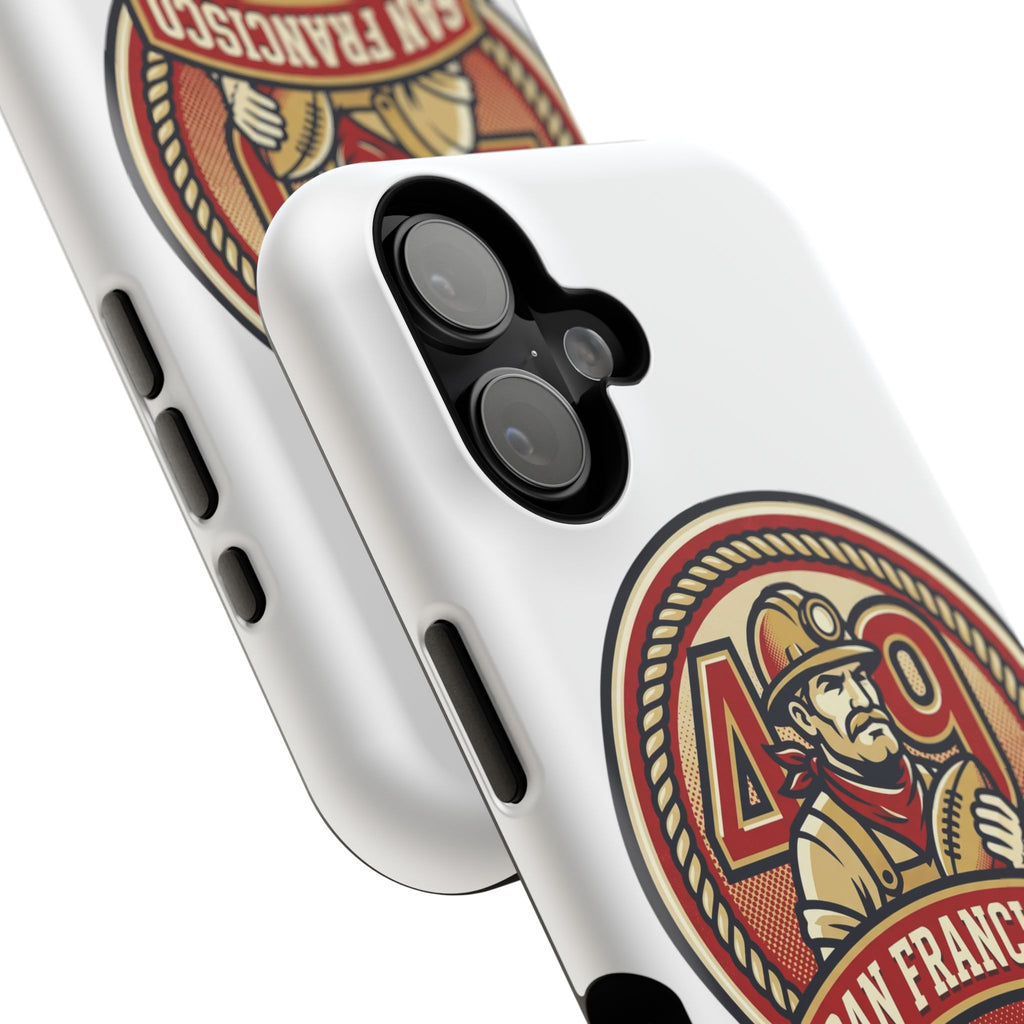 San Francisco 49er Firefighter Badge phone case | Impact-Resistant Case