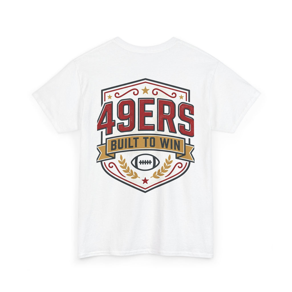 49ers Built to Win Tee | Football Shield Team Spirit