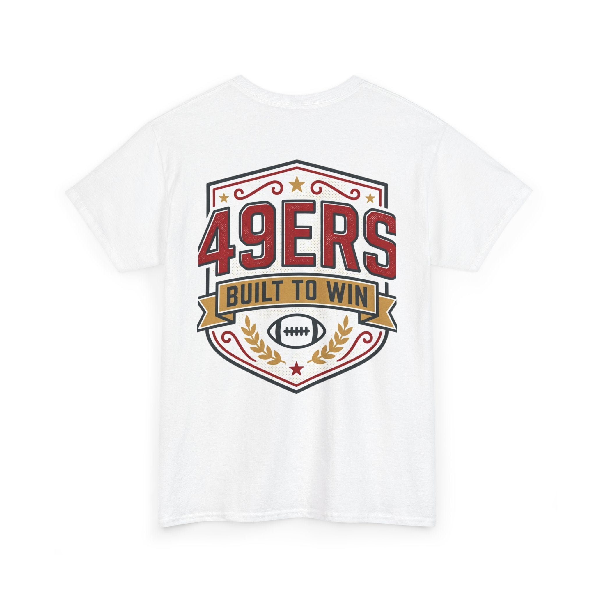 49ers Built to Win Tee | Football Shield Team Spirit
