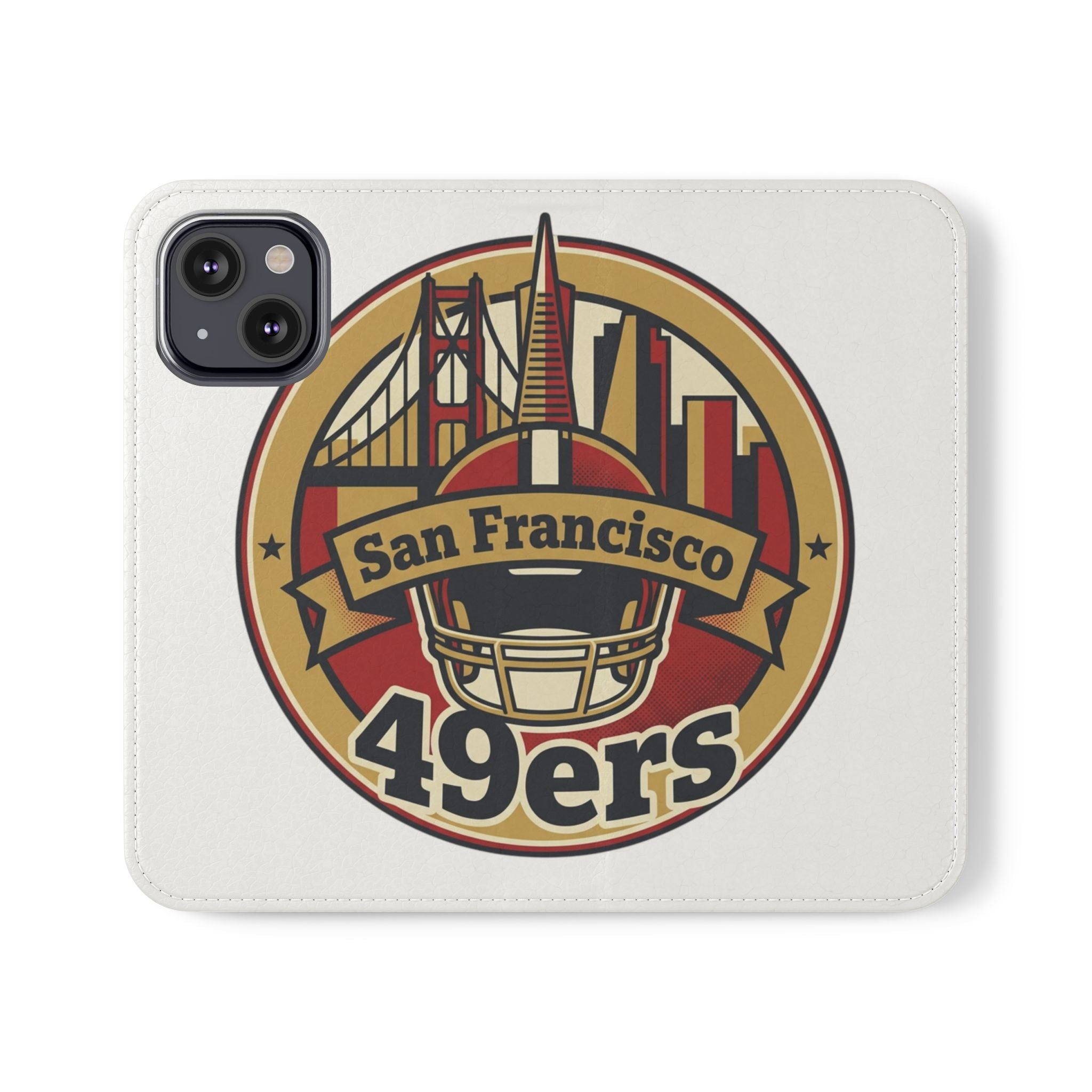 San Francisco 49ers Vintage Logo Flip Case | Phone Wallet
