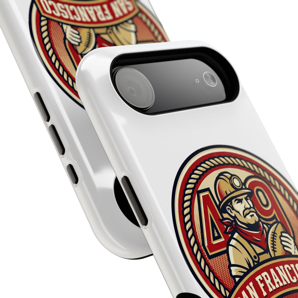 San Francisco 49er Firefighter Badge phone case | Impact-Resistant Case