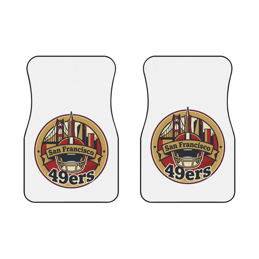 San Francisco 49ers Logo Car Mats | Front Floor Mats