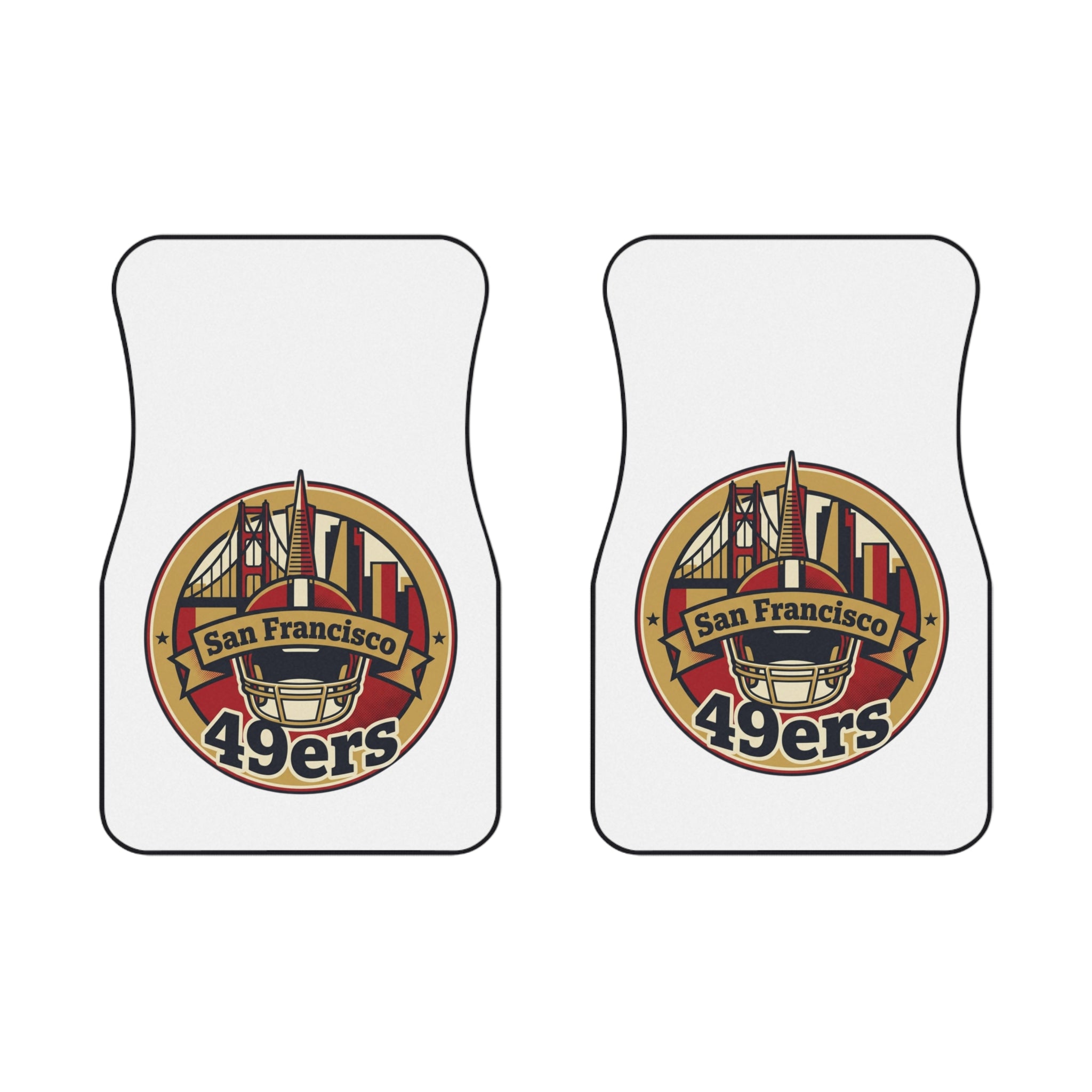 San Francisco 49ers Logo Car Mats | Front Floor Mats