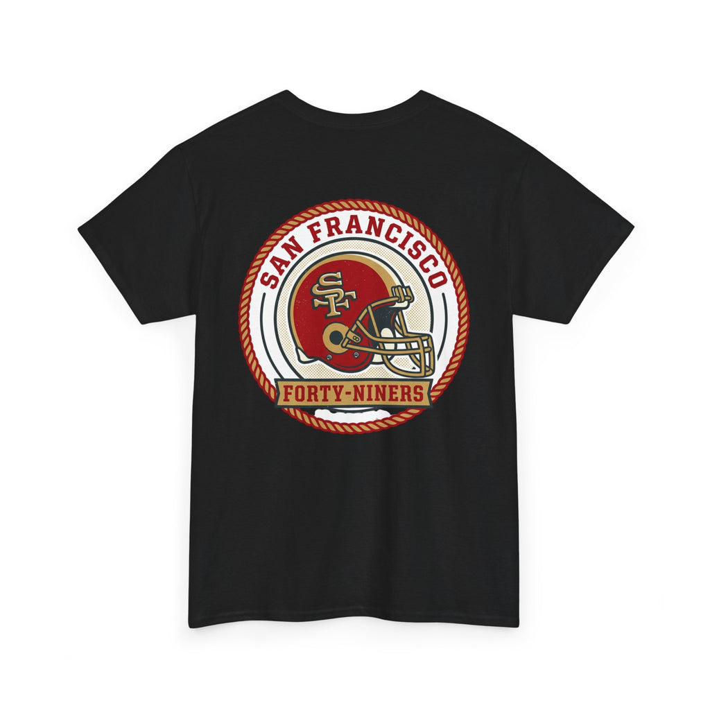 San Francisco 49ers Helmet Tee | Vintage Football Logo Shirt