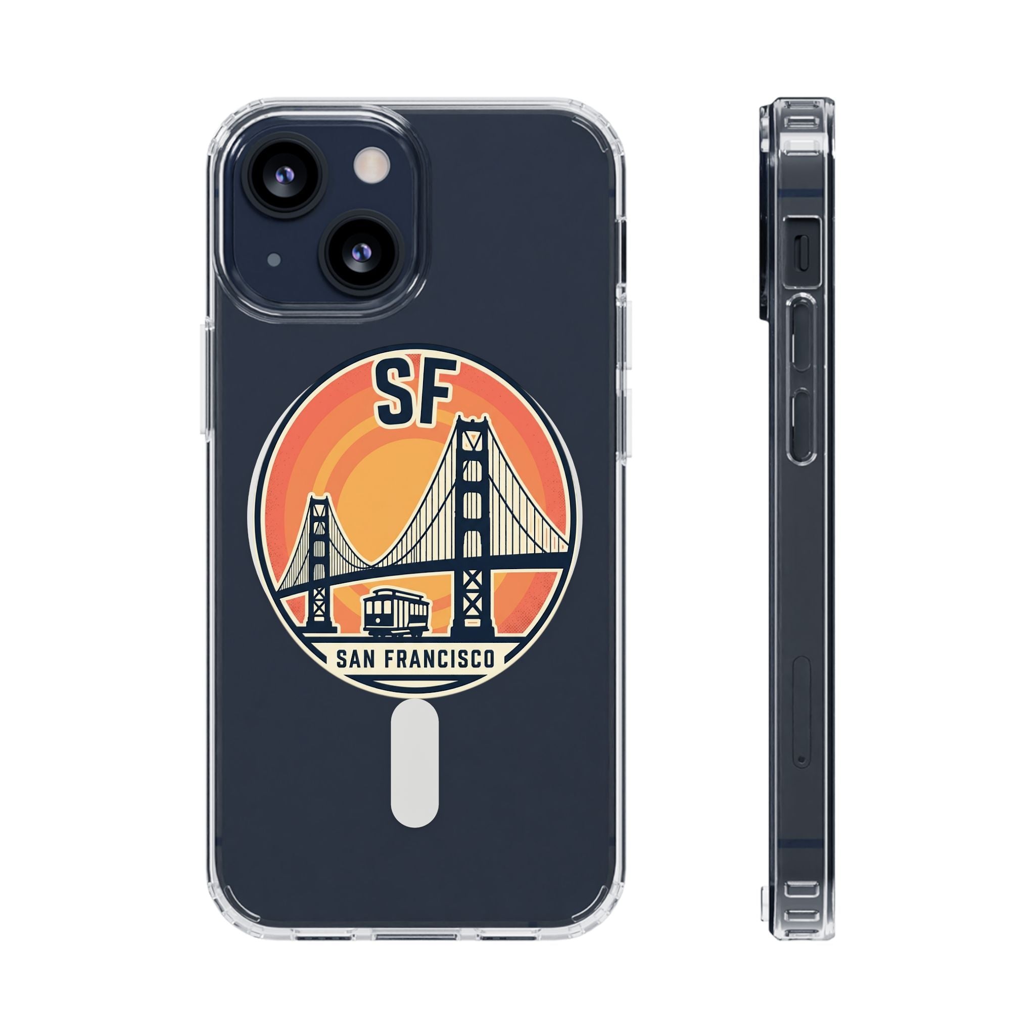San Francisco Golden Gate Bridge phone case | Magnetic Clear Case