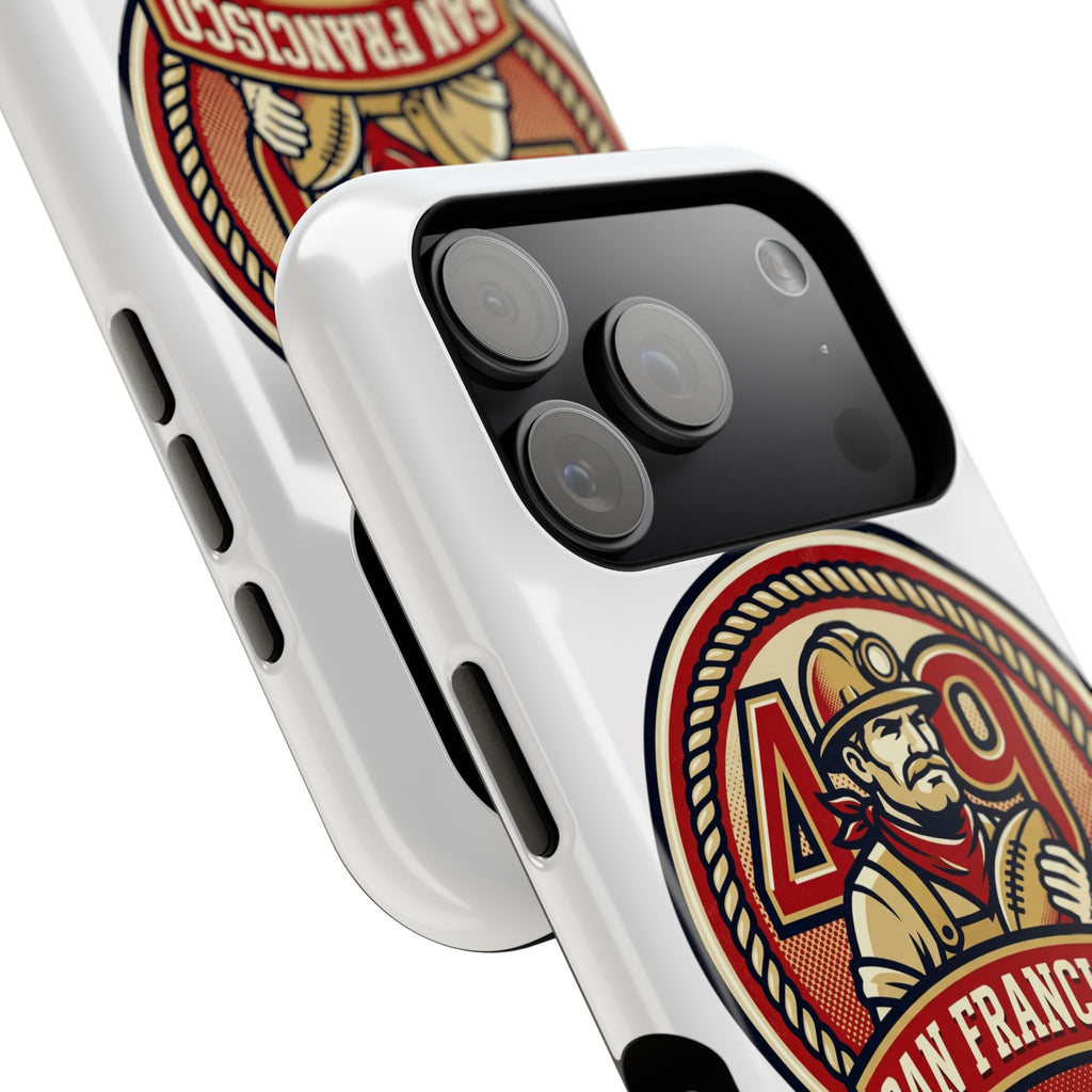 San Francisco 49er Firefighter Badge phone case | Impact-Resistant Case