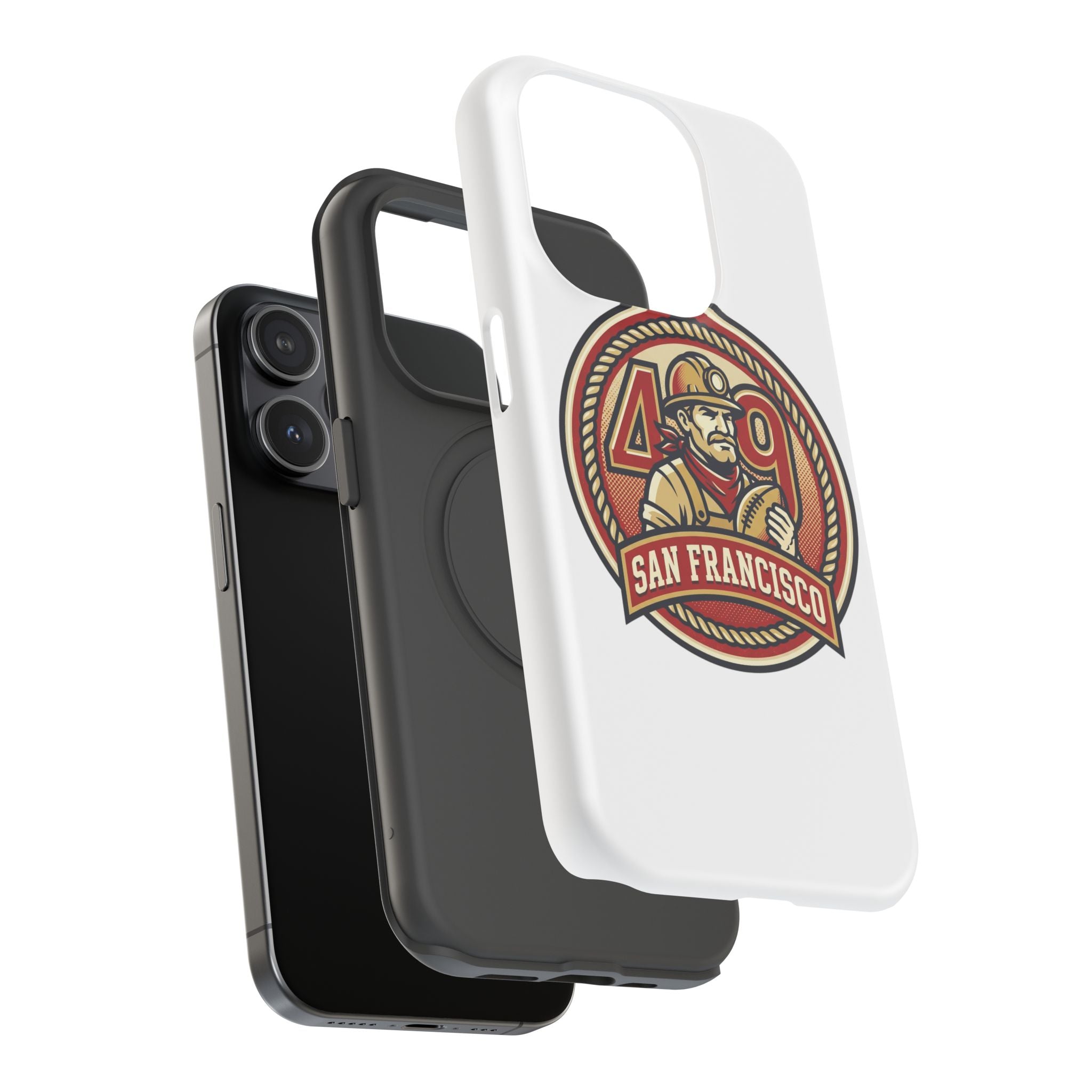 San Francisco 49er Firefighter Badge phone case | Impact-Resistant Case