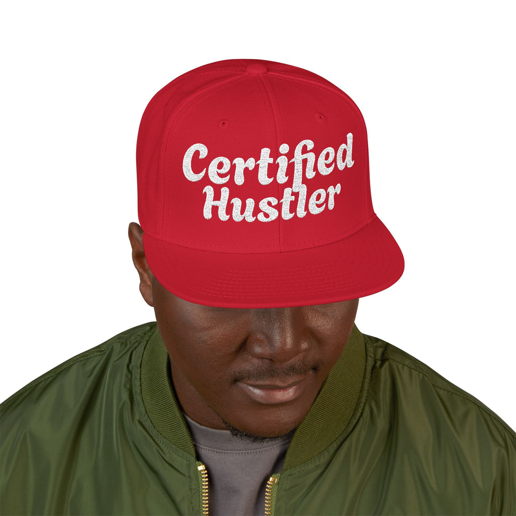 Certified Hustler Snapback | Embroidered Trucker Hat