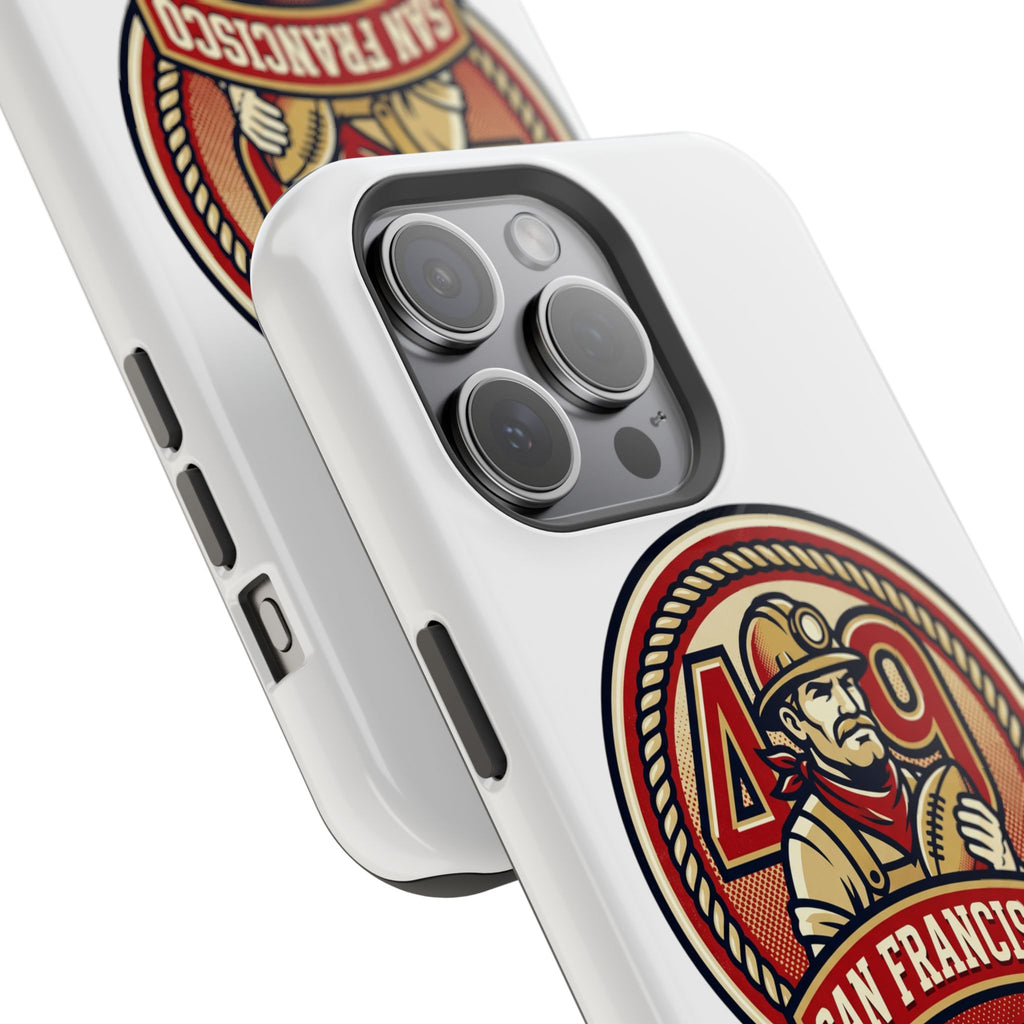 San Francisco 49er Firefighter Badge phone case | Impact-Resistant Case