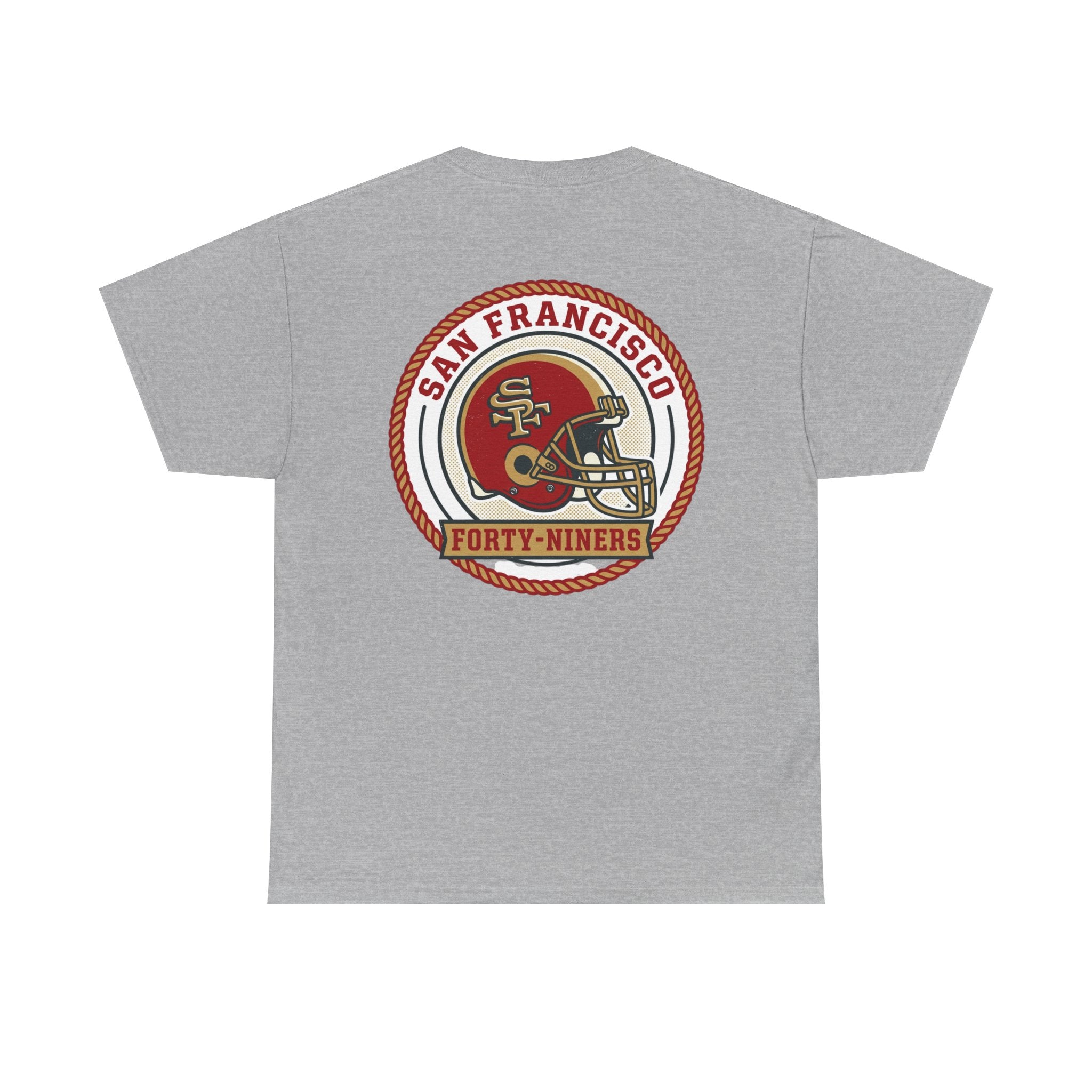 San Francisco 49ers Helmet Tee | Vintage Football Logo Shirt