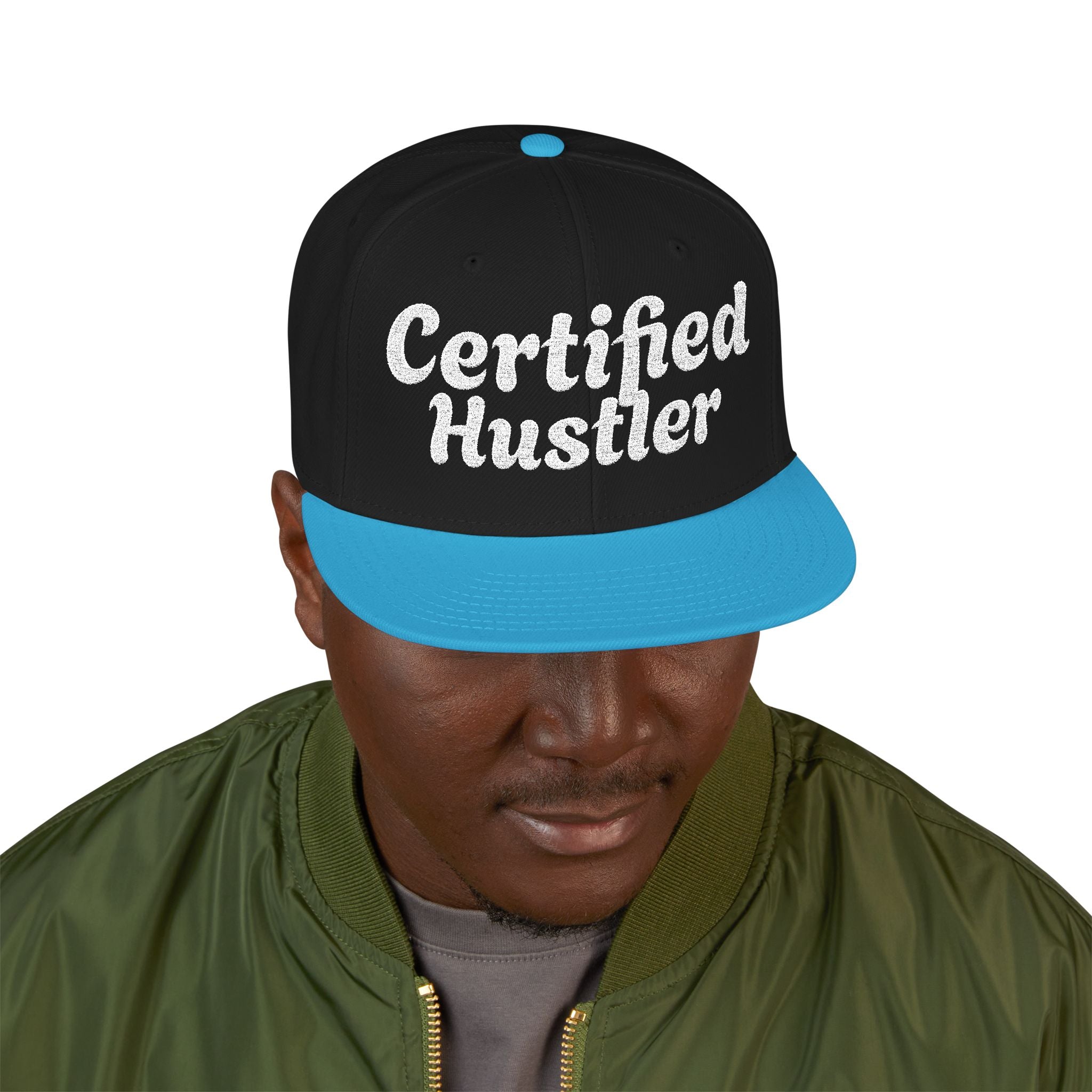 Certified Hustler Snapback | Embroidered Trucker Hat