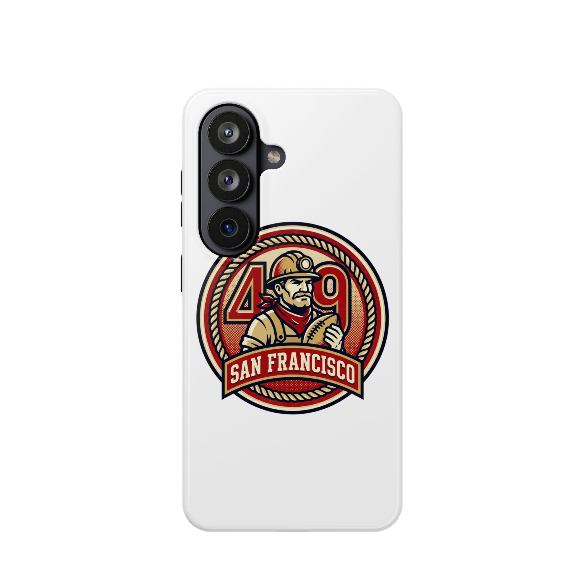 San Francisco 49er Firefighter Badge phone case | Impact-Resistant Case