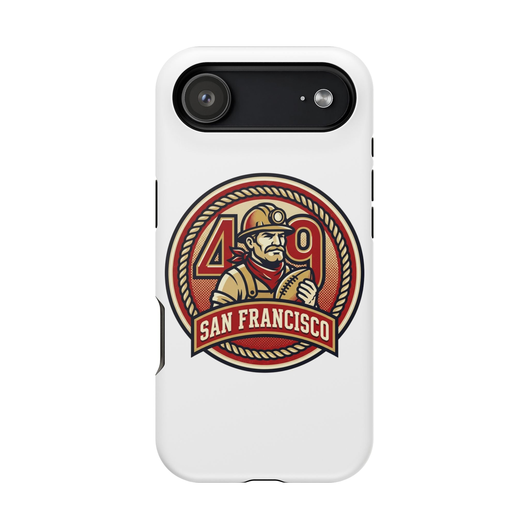San Francisco 49er Firefighter Badge phone case | Impact-Resistant Case