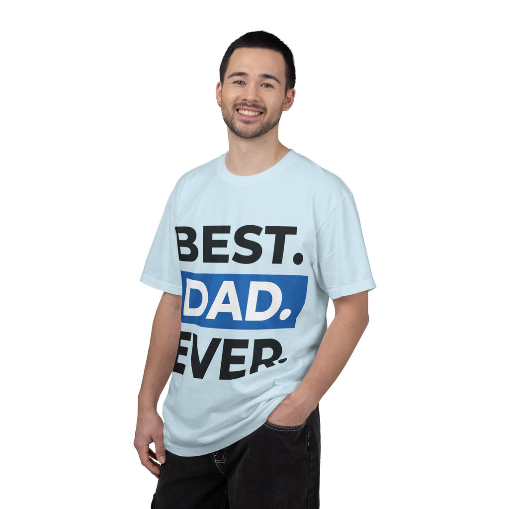 BEST  DAD EVER T-Shirt  Fathers Day Typography Tee