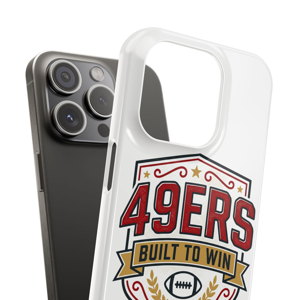 49ers Built to Win phone case | Slim Case