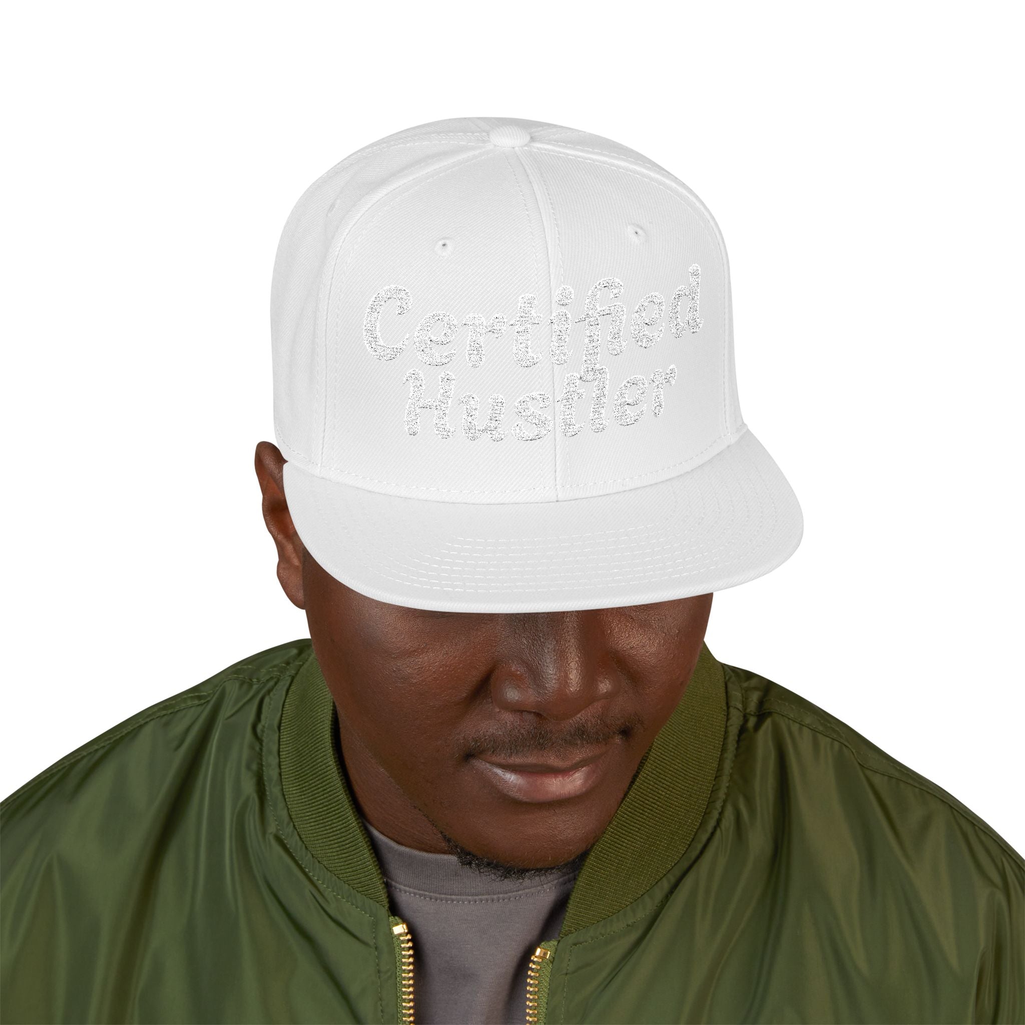 Certified Hustler Snapback | Embroidered Trucker Hat
