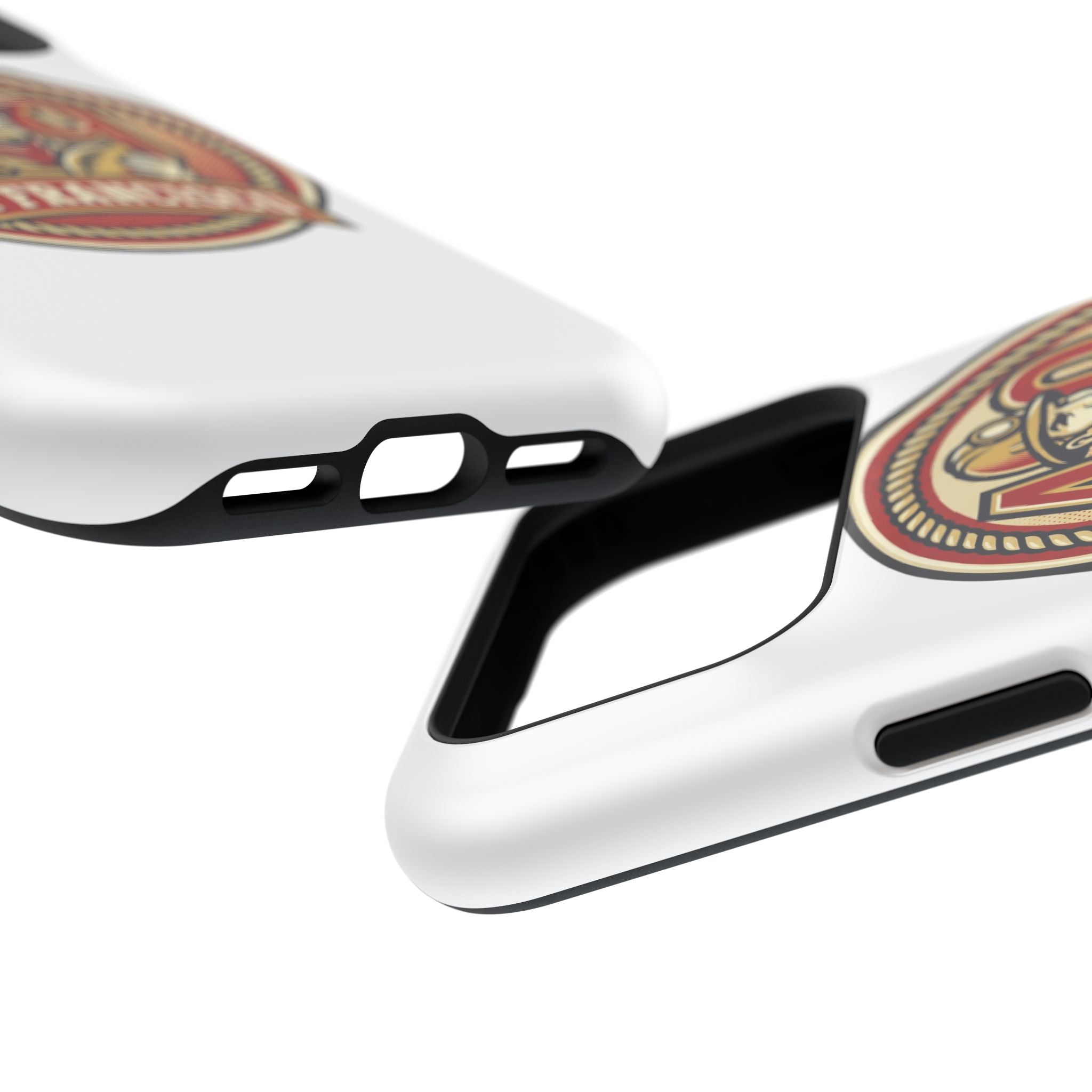 San Francisco 49er Firefighter Badge phone case | Impact-Resistant Case