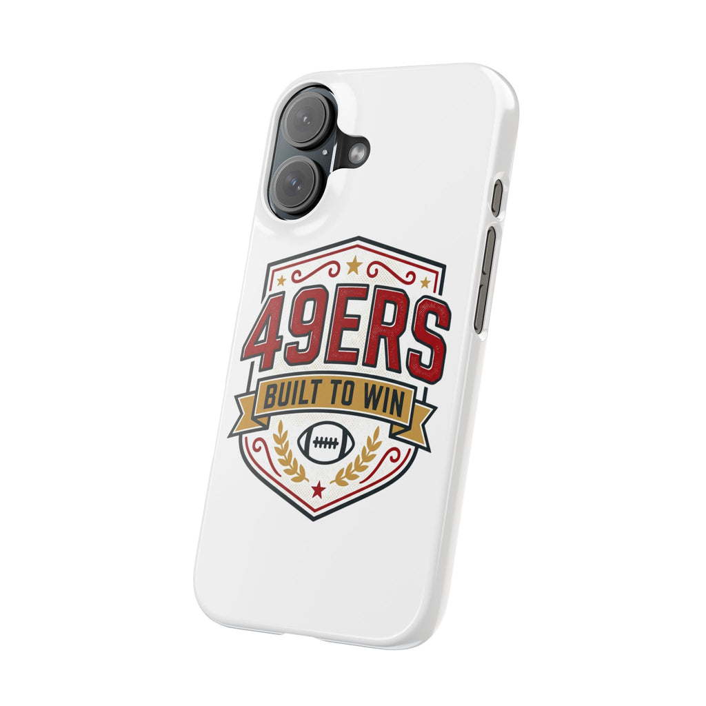 49ers Built to Win phone case | Slim Case