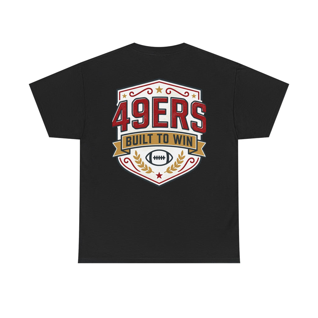 49ers Built to Win Tee | Football Shield Team Spirit