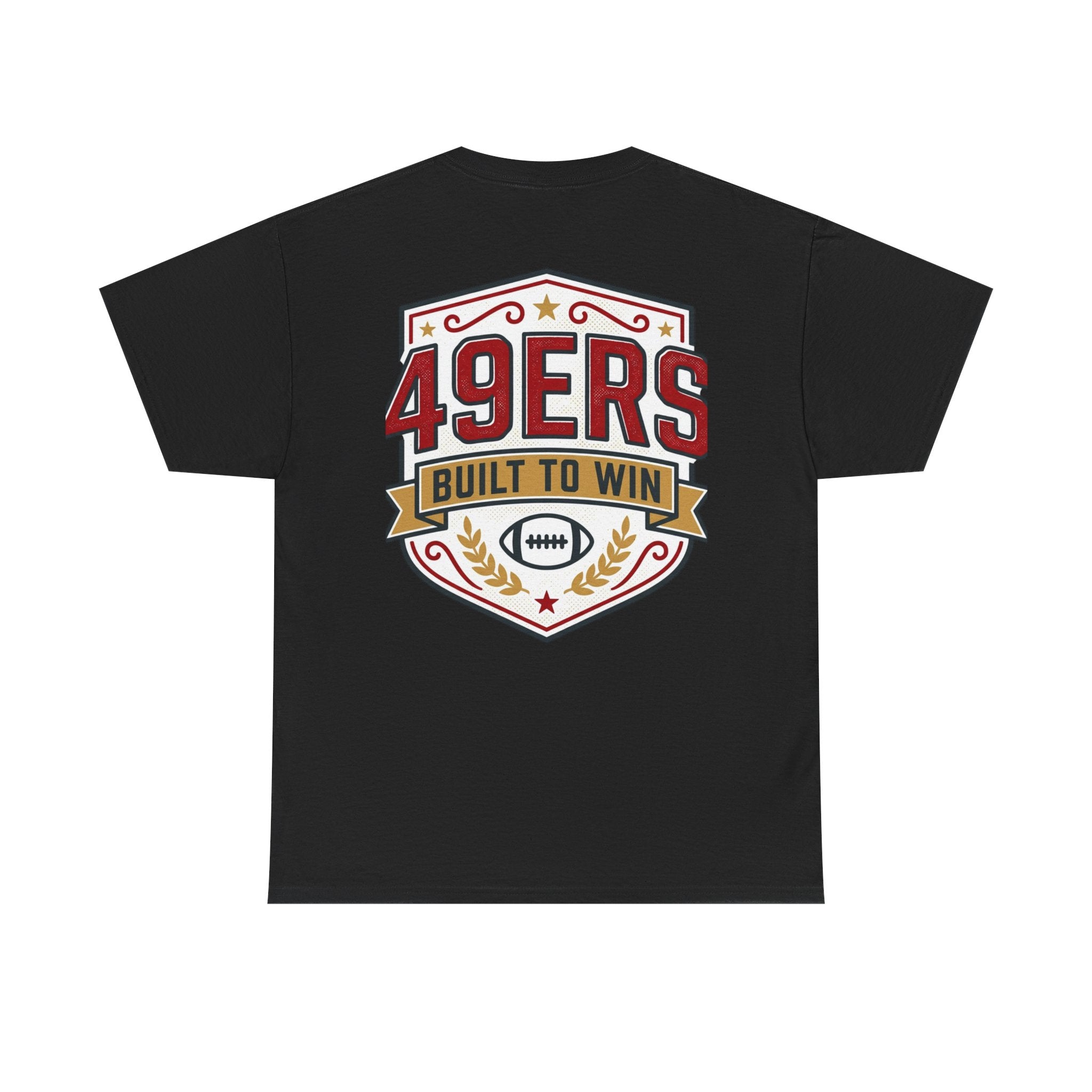 49ers Built to Win Tee | Football Shield Team Spirit