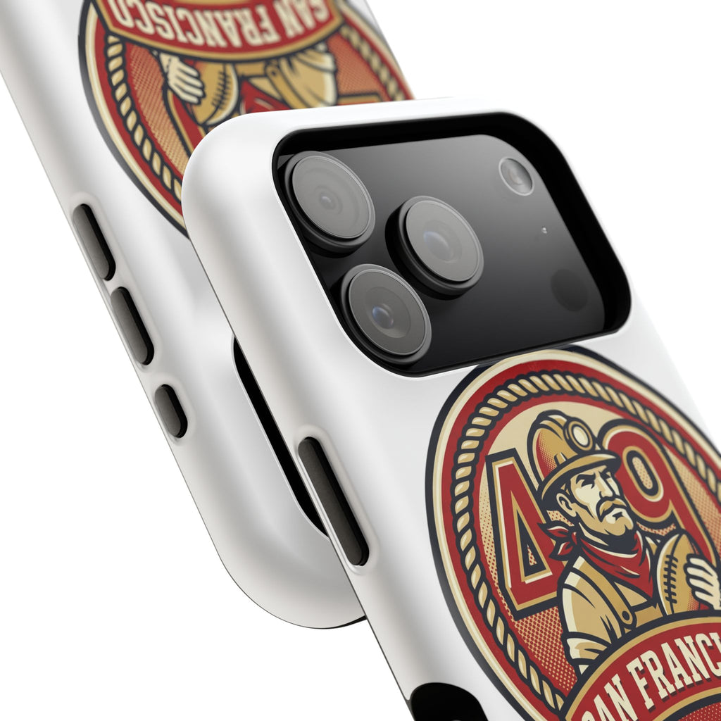 San Francisco 49er Firefighter Badge phone case | Impact-Resistant Case