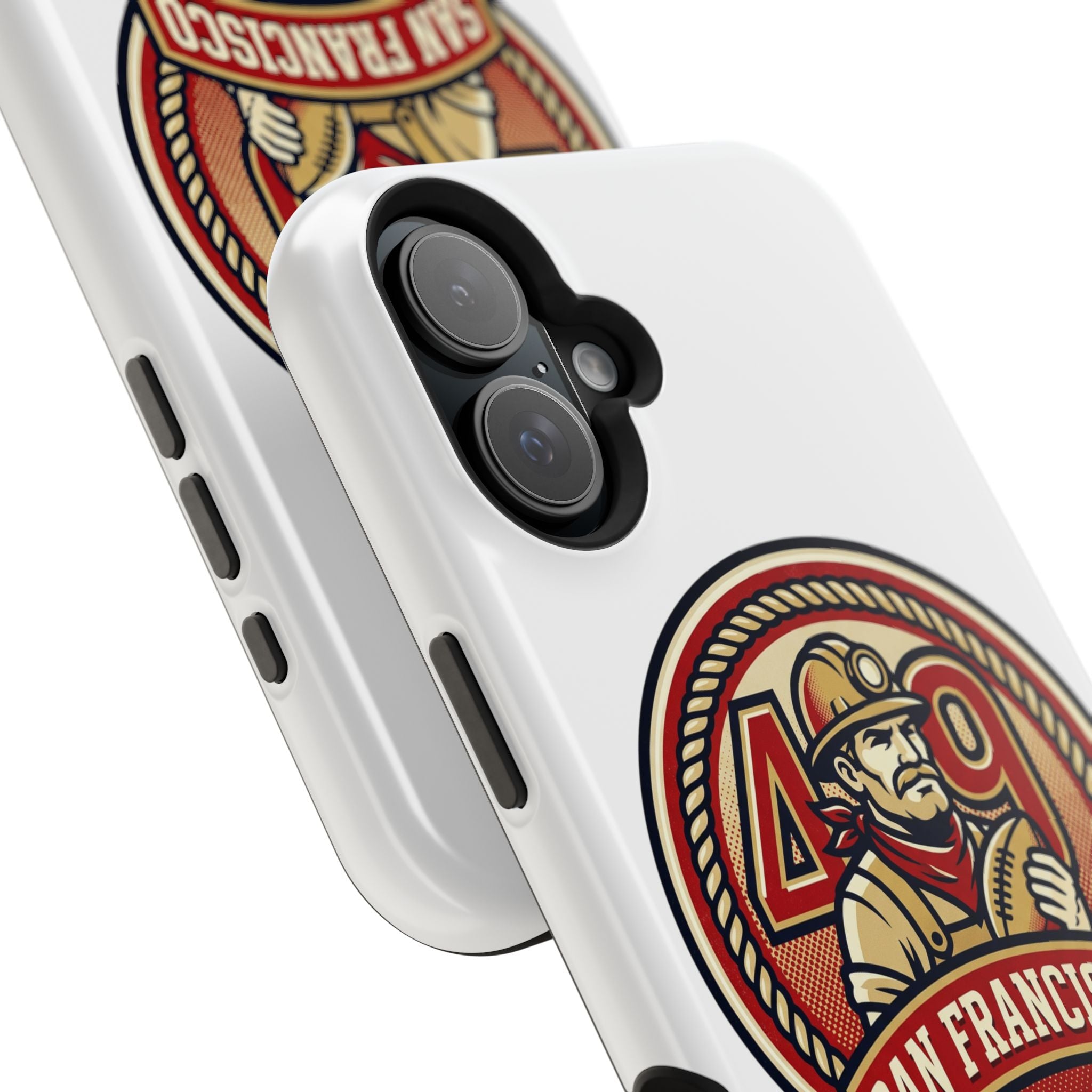 San Francisco 49er Firefighter Badge phone case | Impact-Resistant Case