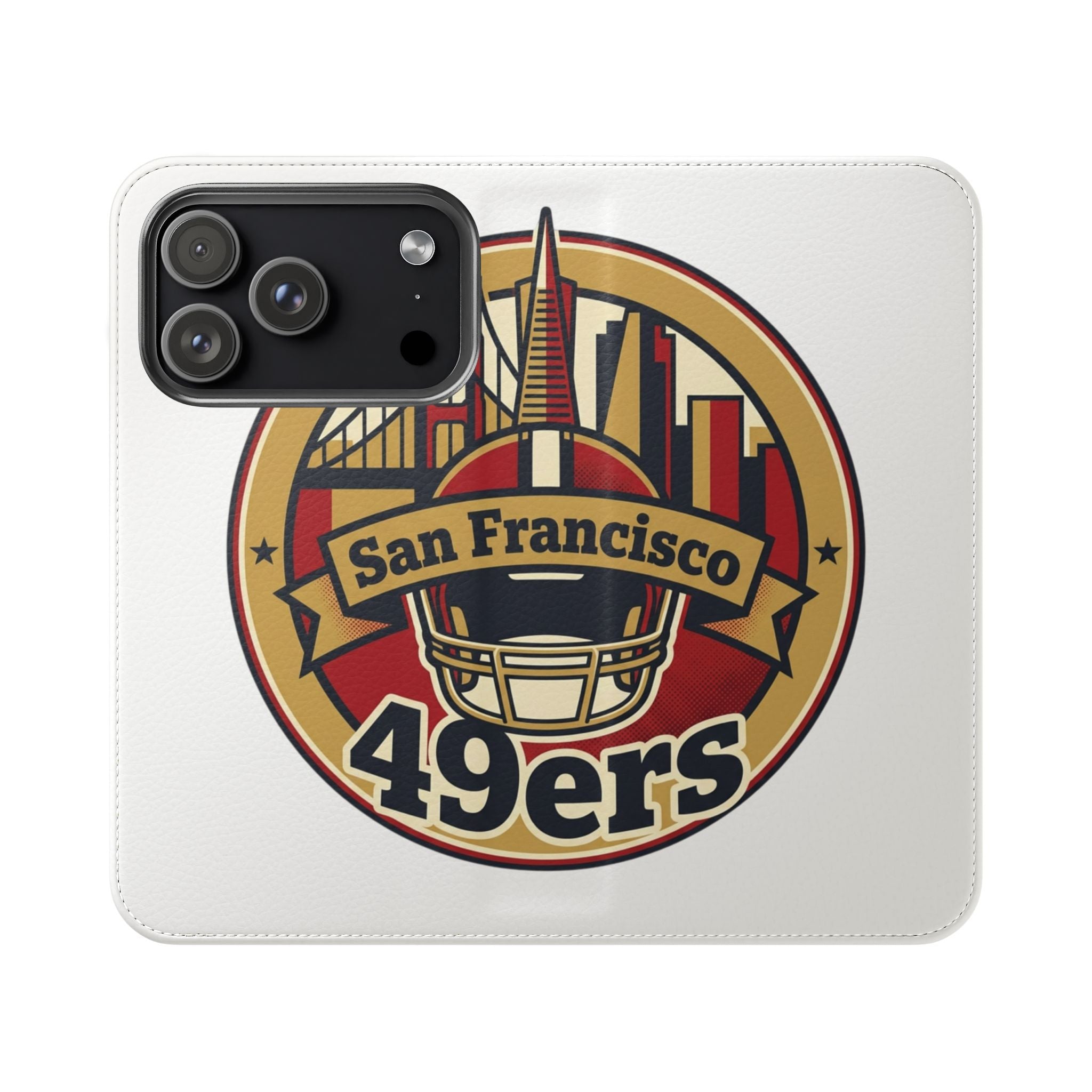 San Francisco 49ers Vintage Logo Flip Case | Phone Wallet