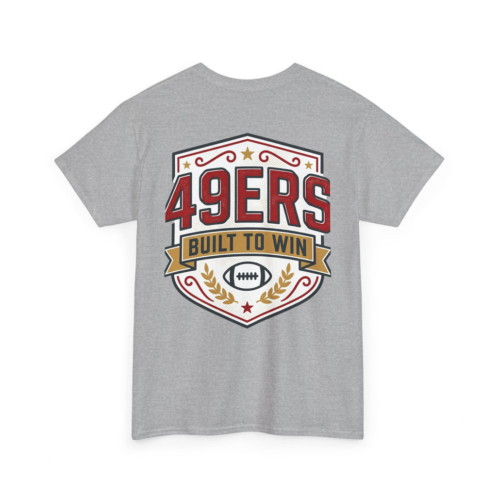 49ers Built to Win Tee | Football Shield Team Spirit
