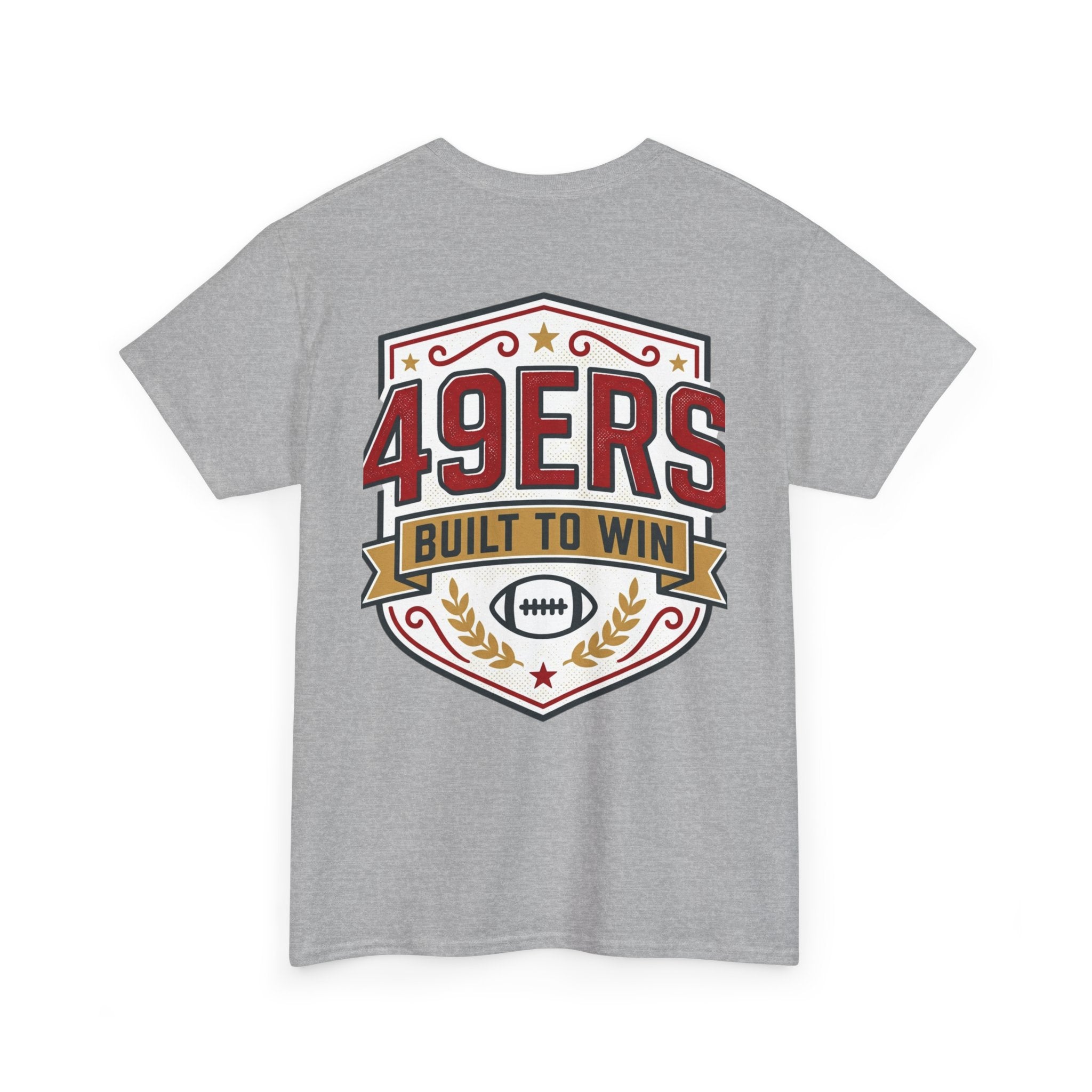 49ers Built to Win Tee | Football Shield Team Spirit