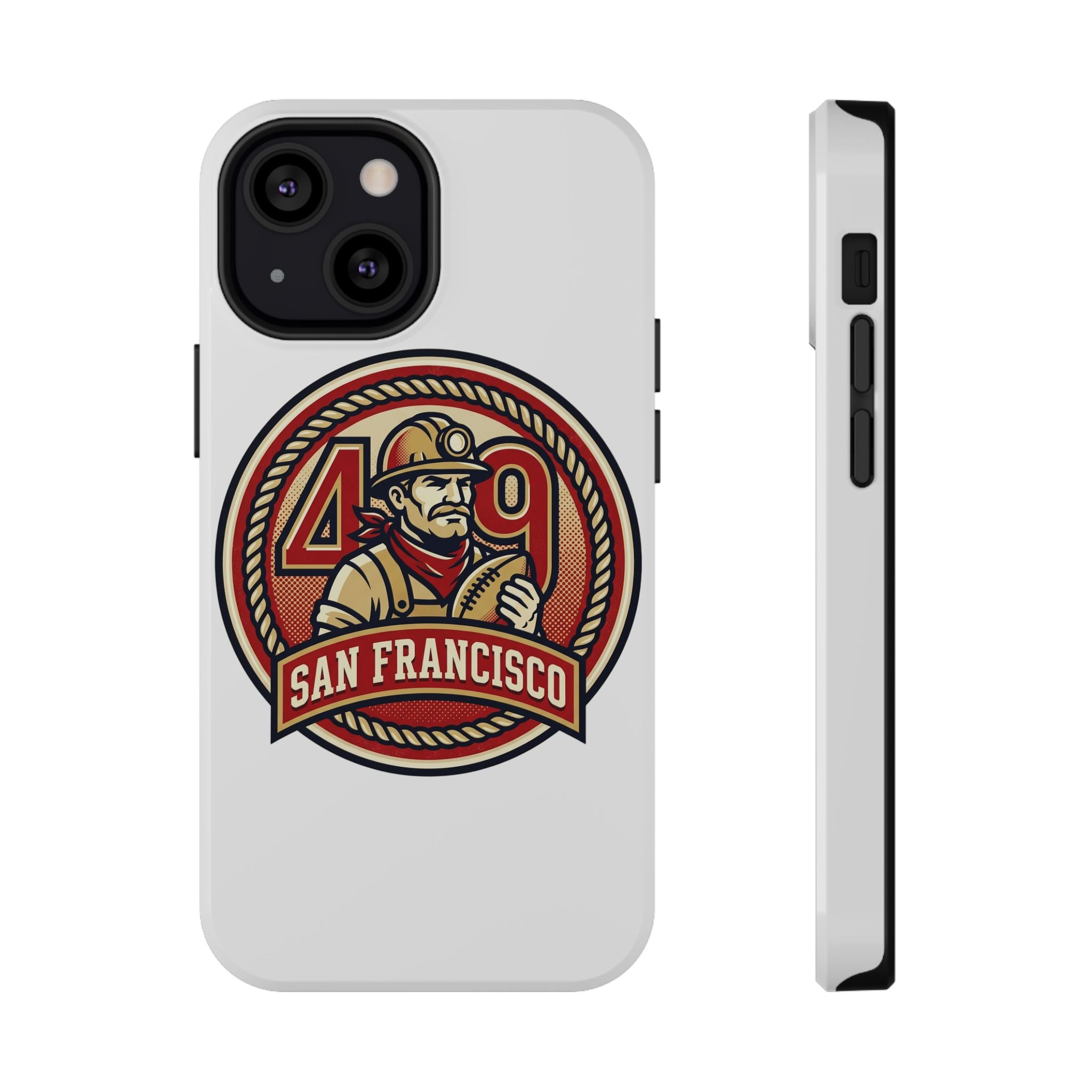 San Francisco 49er Firefighter Badge phone case | Impact-Resistant Case