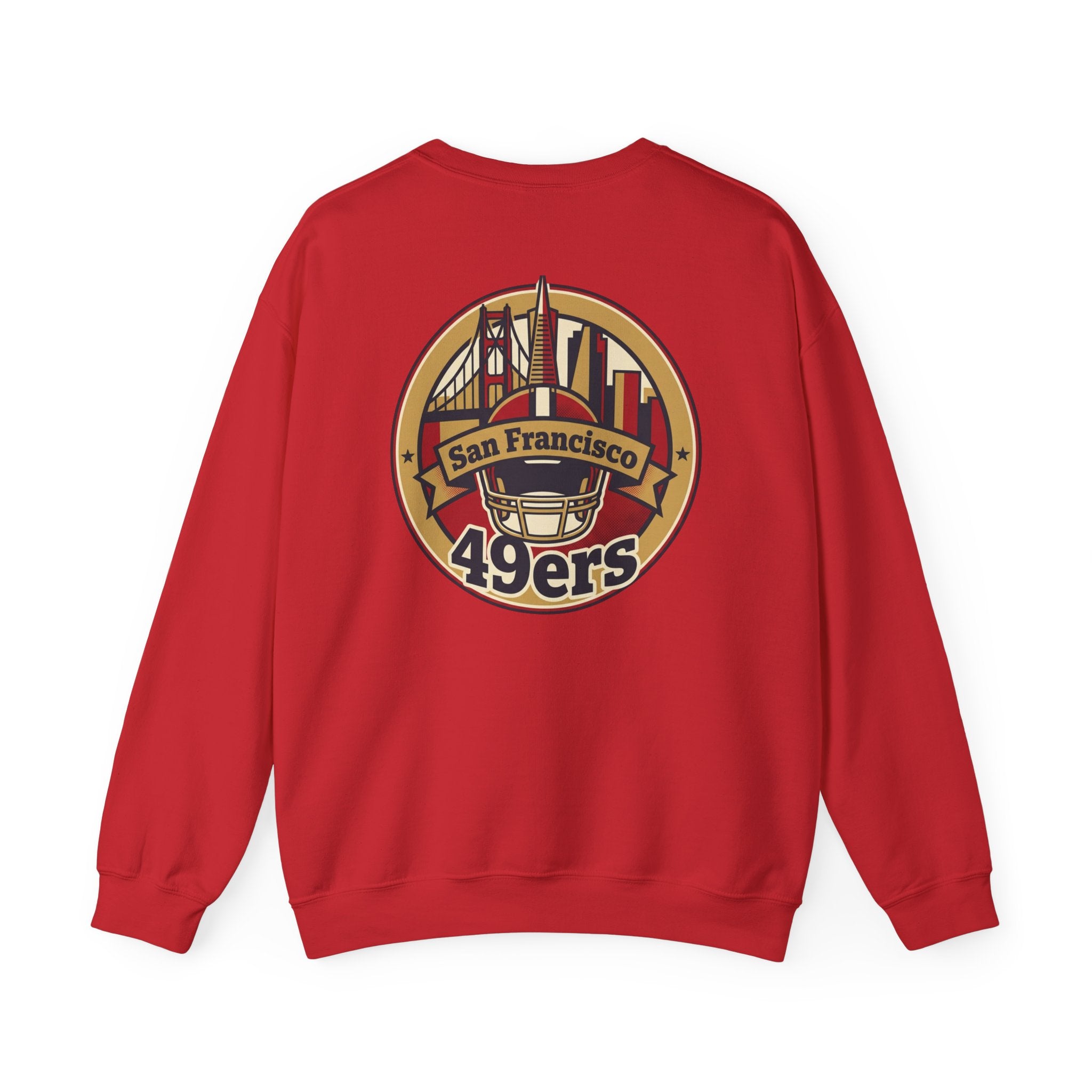 San Francisco 49ers Crest Sweatshirt | City Skyline Football Logo