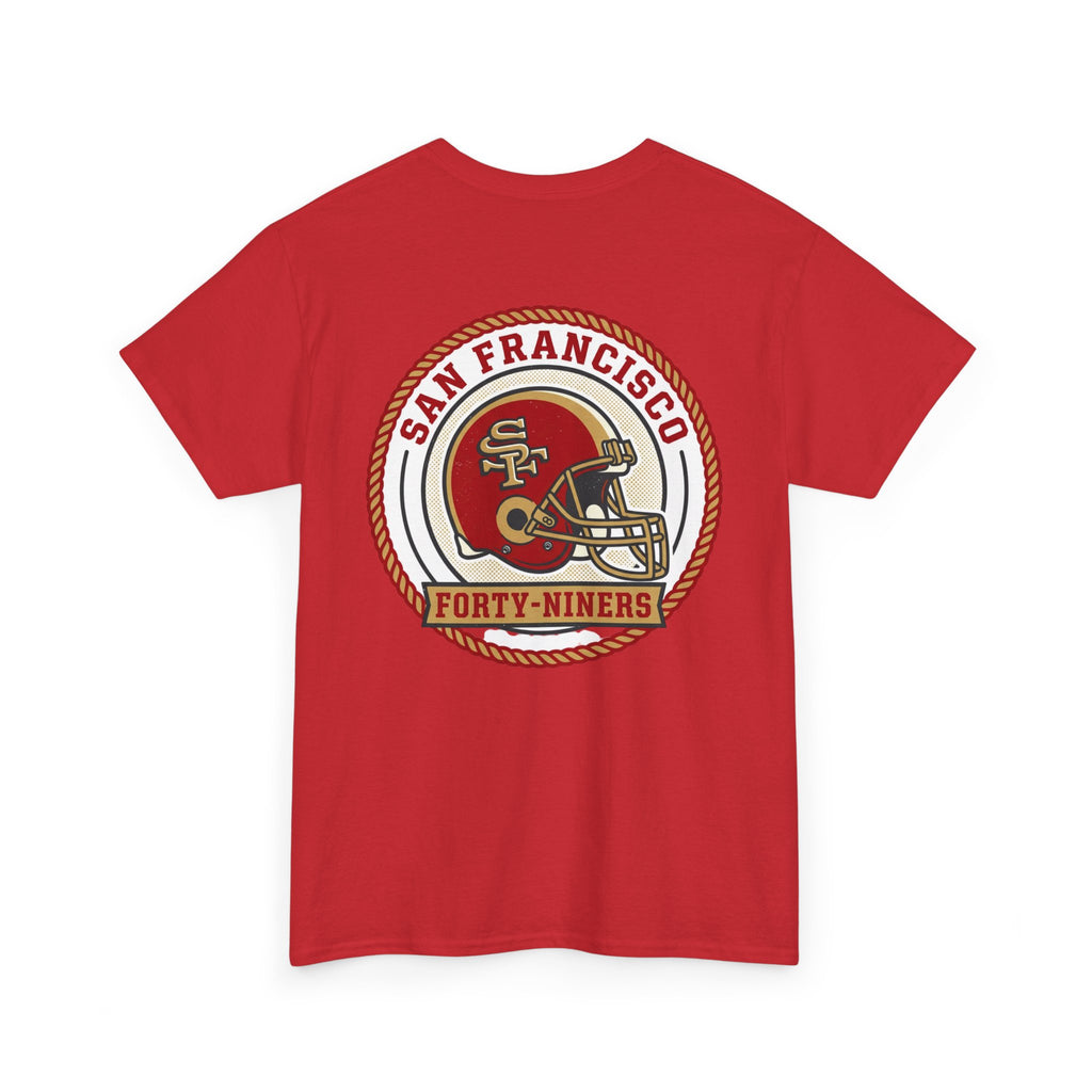 San Francisco 49ers Helmet Tee | Vintage Football Logo Shirt